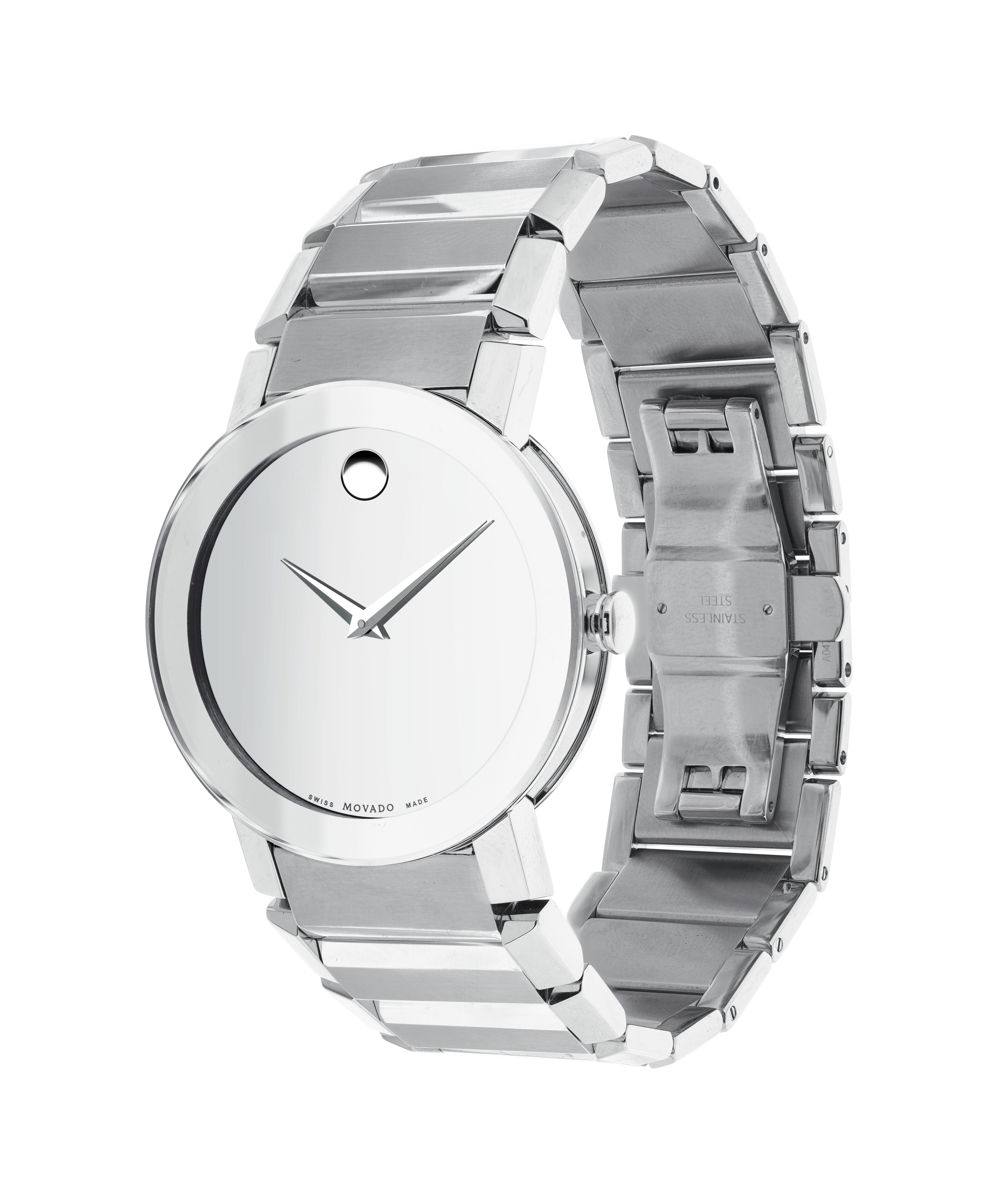 Movado Museum Ceramic 35mm. - White Dial - Ref. 87-49-871-1AMovado Museum Chronograph 0606792 44mm Stainless Steel Gray Dial Watch