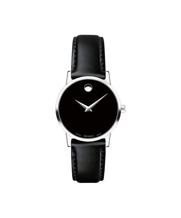Movado | Museum Classic Women's Stainless Steel Watch With Black Strap ...