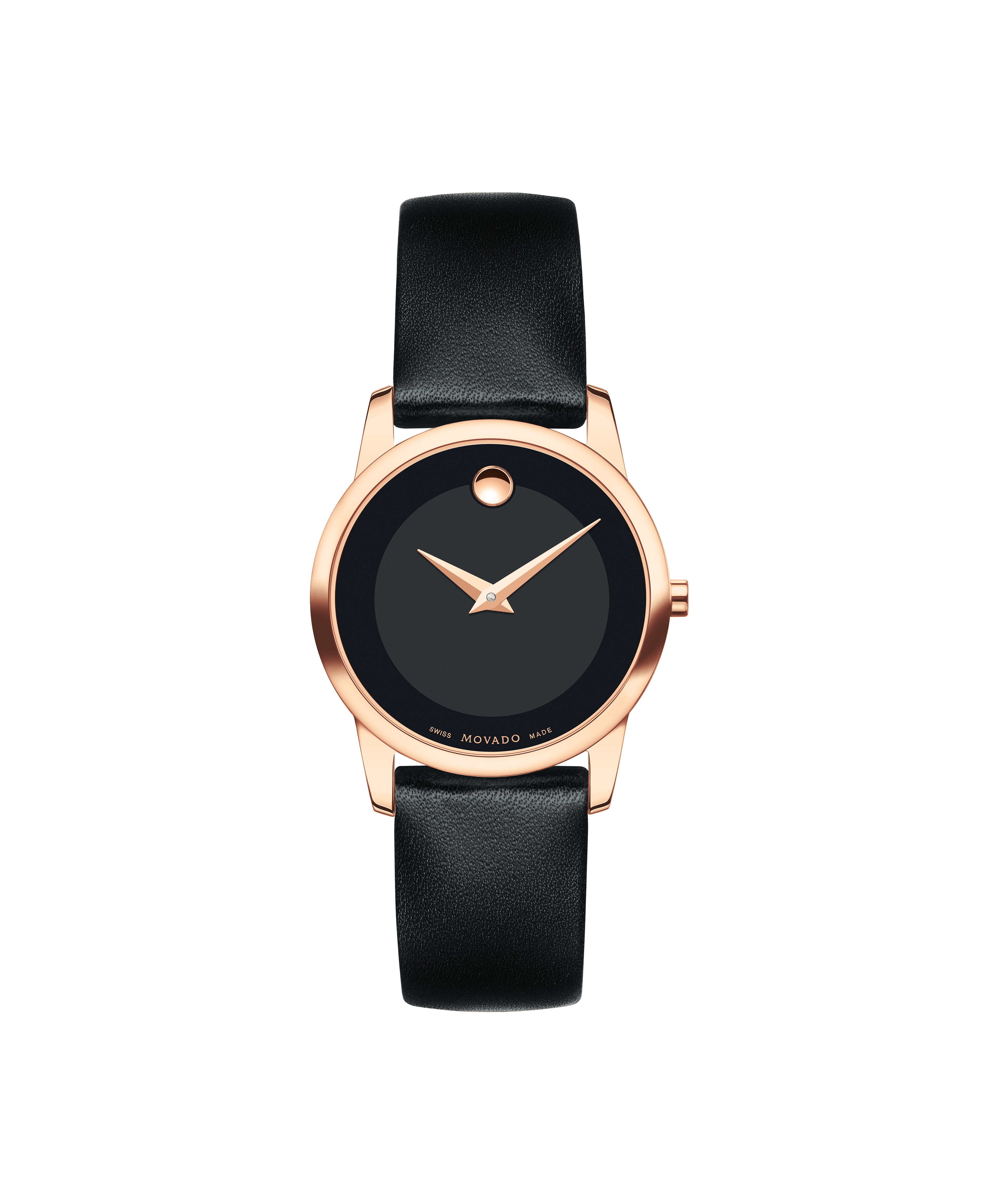 Movado Museum Gold Dial Yellow Gold-plated Ladies Watch