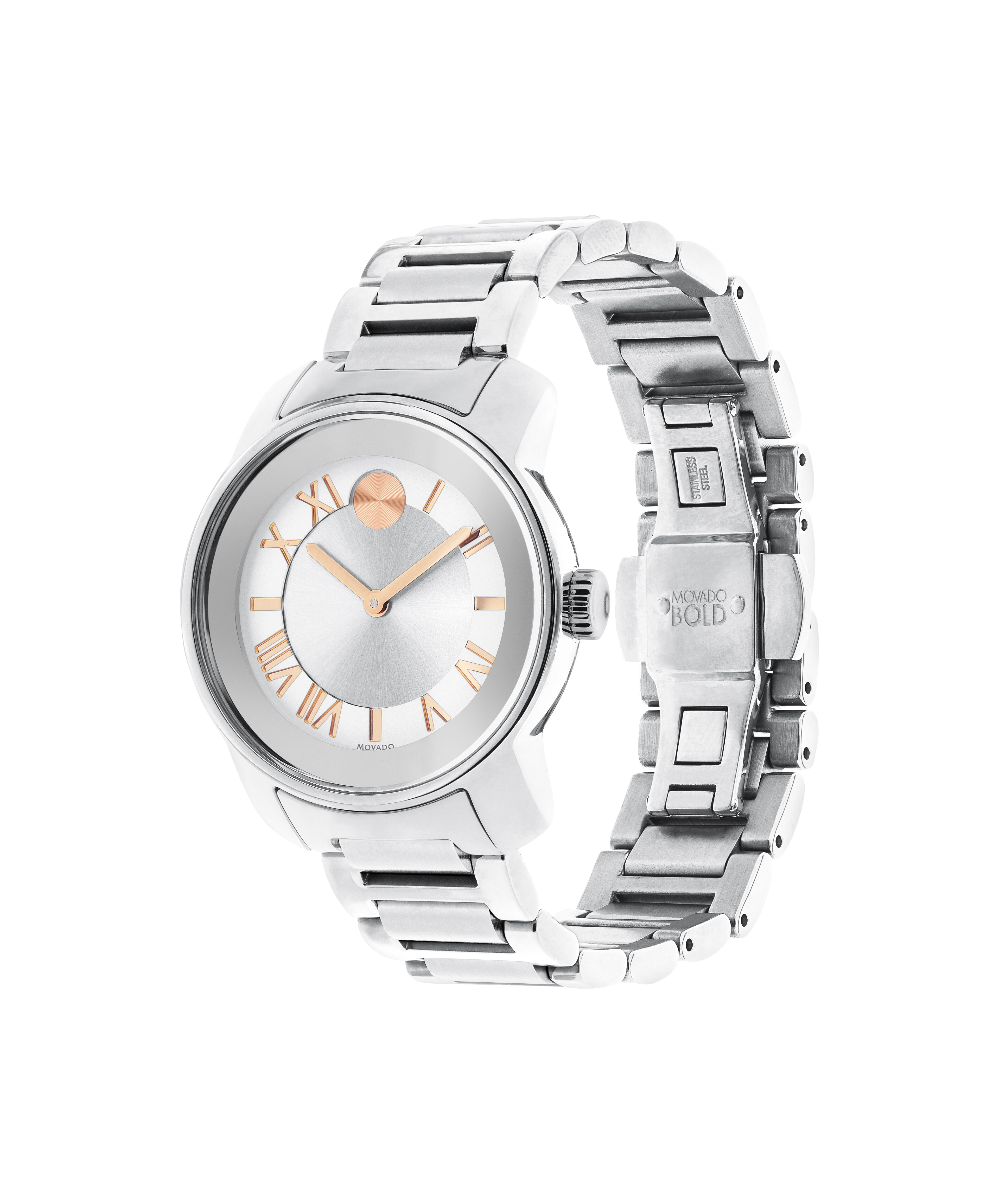 Movado Women's LX Factory Diamond 0606619 Stainless Steel Watch
