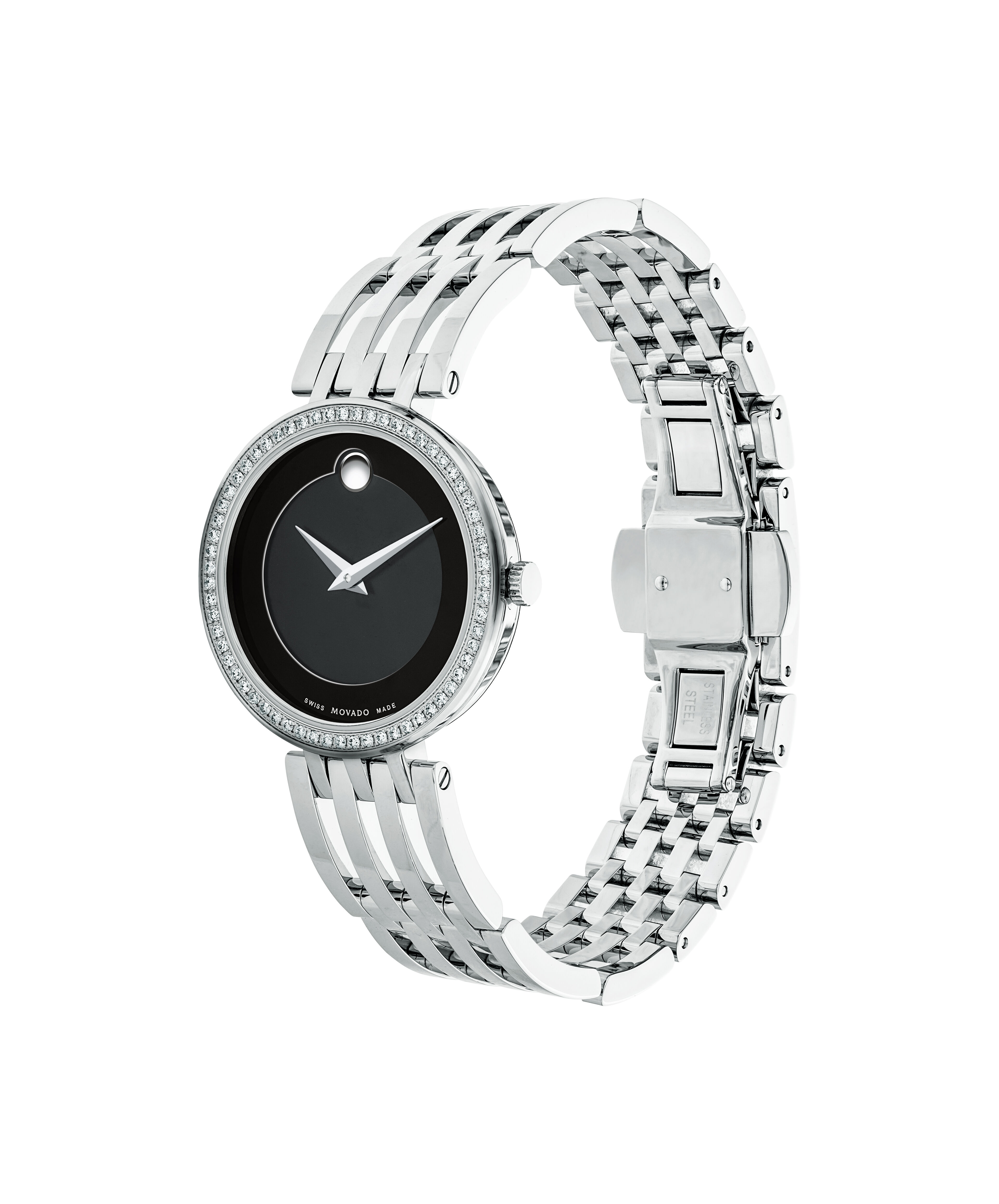 Movado Vizio 84.C5.898 Unisex Watch in Stainless Steel