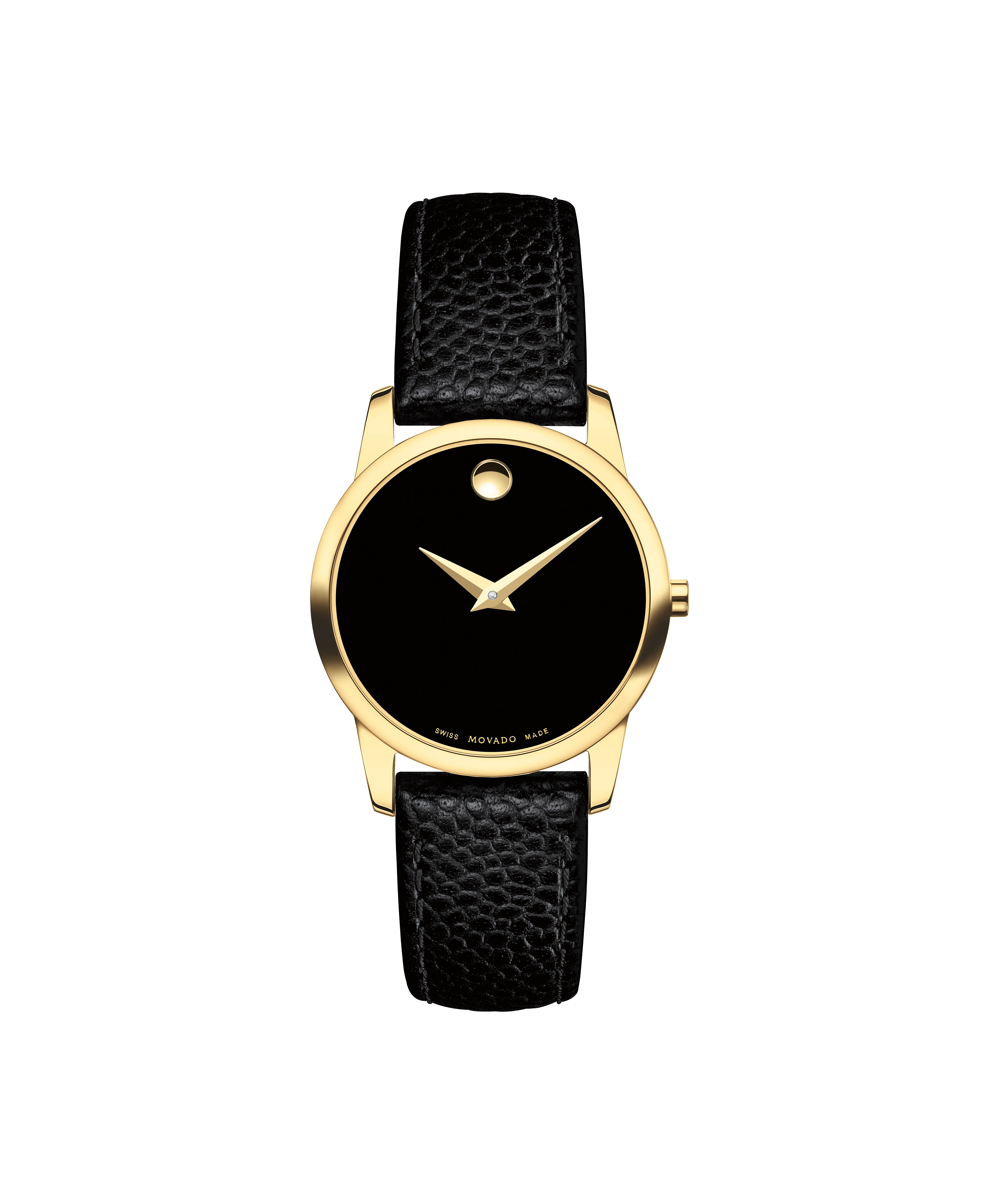 Movado Rava 0606084 25mm Gold Plated Stainless Steel Black Dial Women's WatchMovado 1960's Vintage Movado Kingmatic Sub Sea Stainless Steel Watch (# 12201)