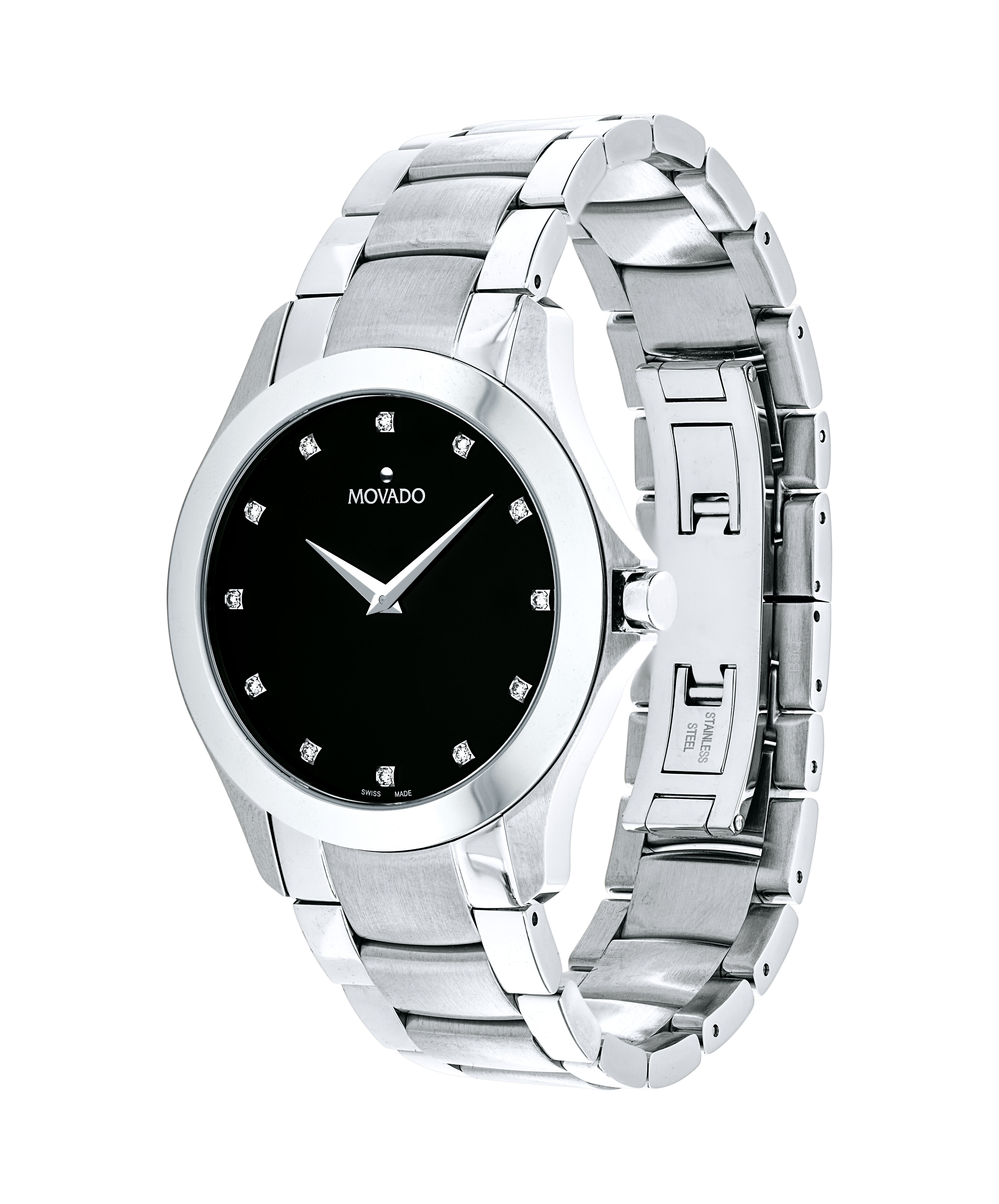 Movado Museum Classic Dial Black 25mm Steel/Gold / Ref. 85-90-821Movado Museum Classic Gold Black Dial Ladies Watch