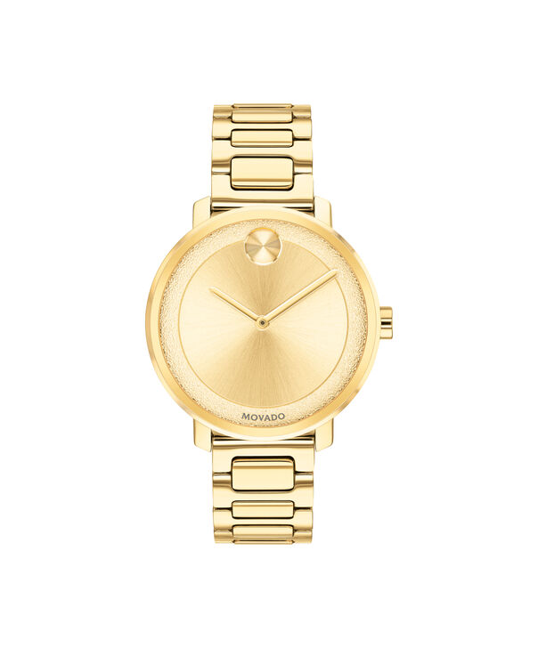 Movado | Movado Bold Mid-Size Yellow gold ion-plated Stainless Steel ...