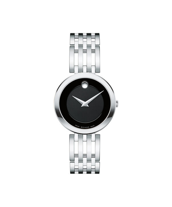 Movado | Esperanza Women's Stainless Steel Watch with Black Dial ...