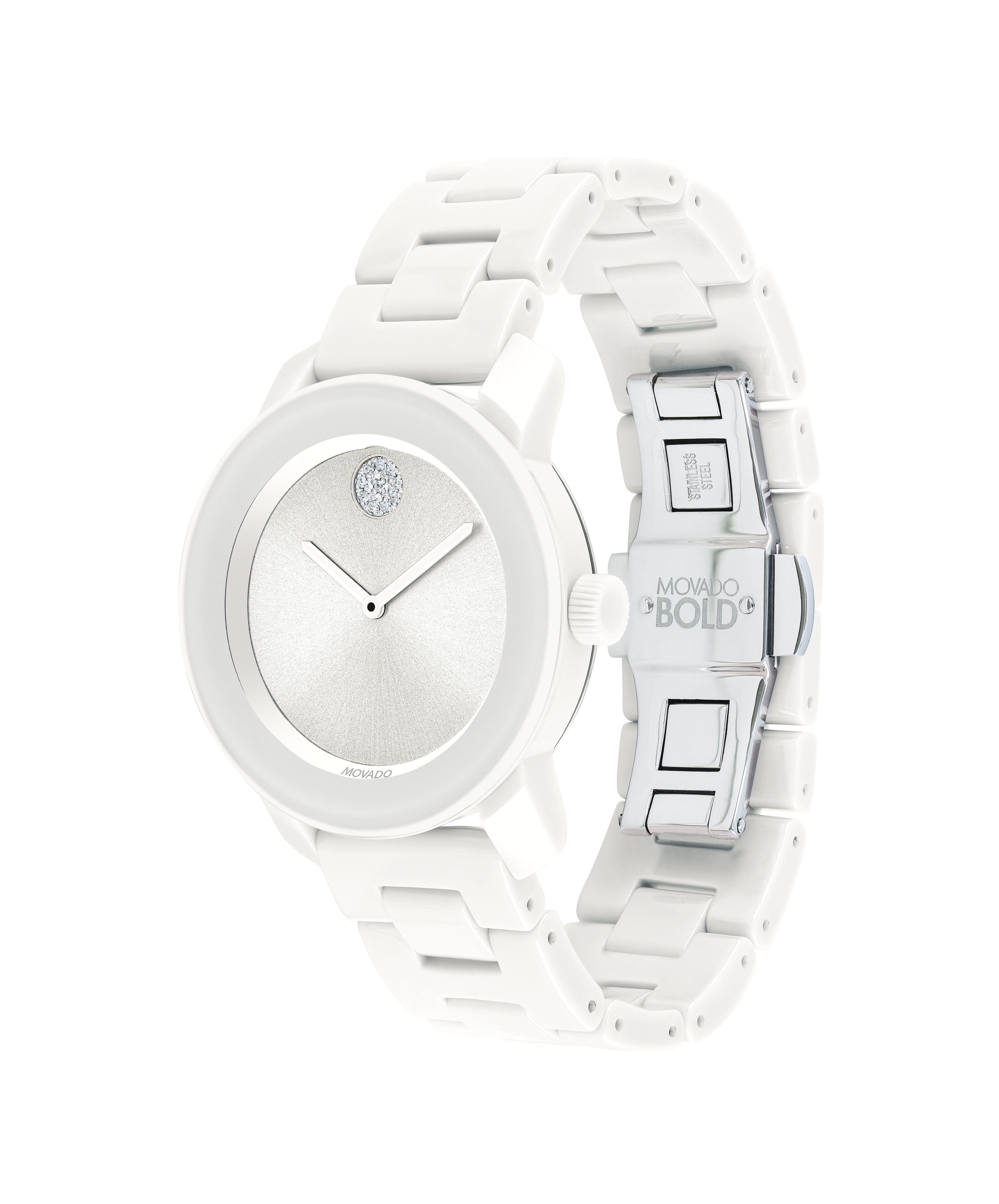 Movado Bold Stainless Steel 36mm Women's Watch 3600084