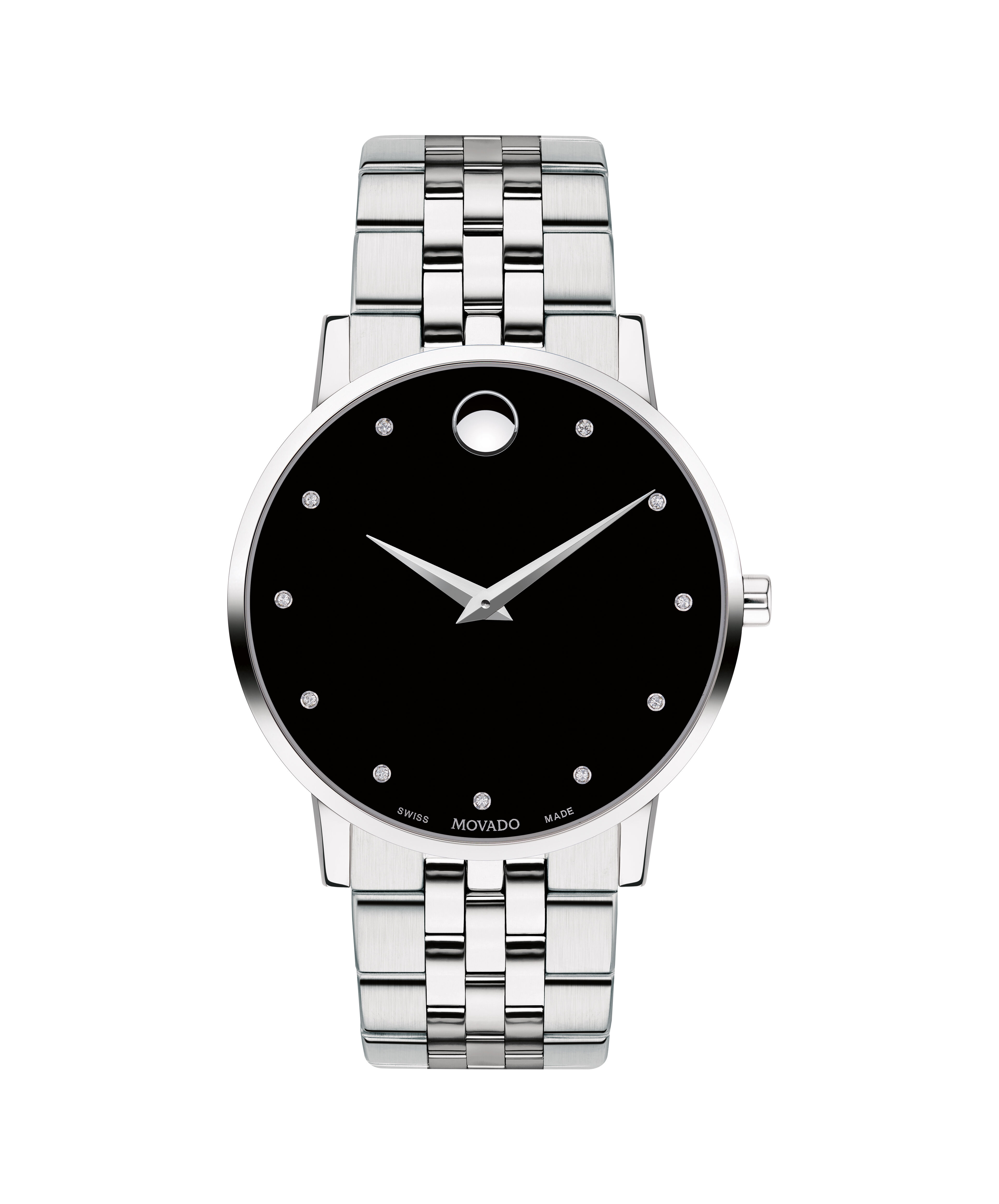 Movado STAINLESS STEEL KINGMATIC CLASSIC LADY 28mm AUTOMATIC DATE WATCH