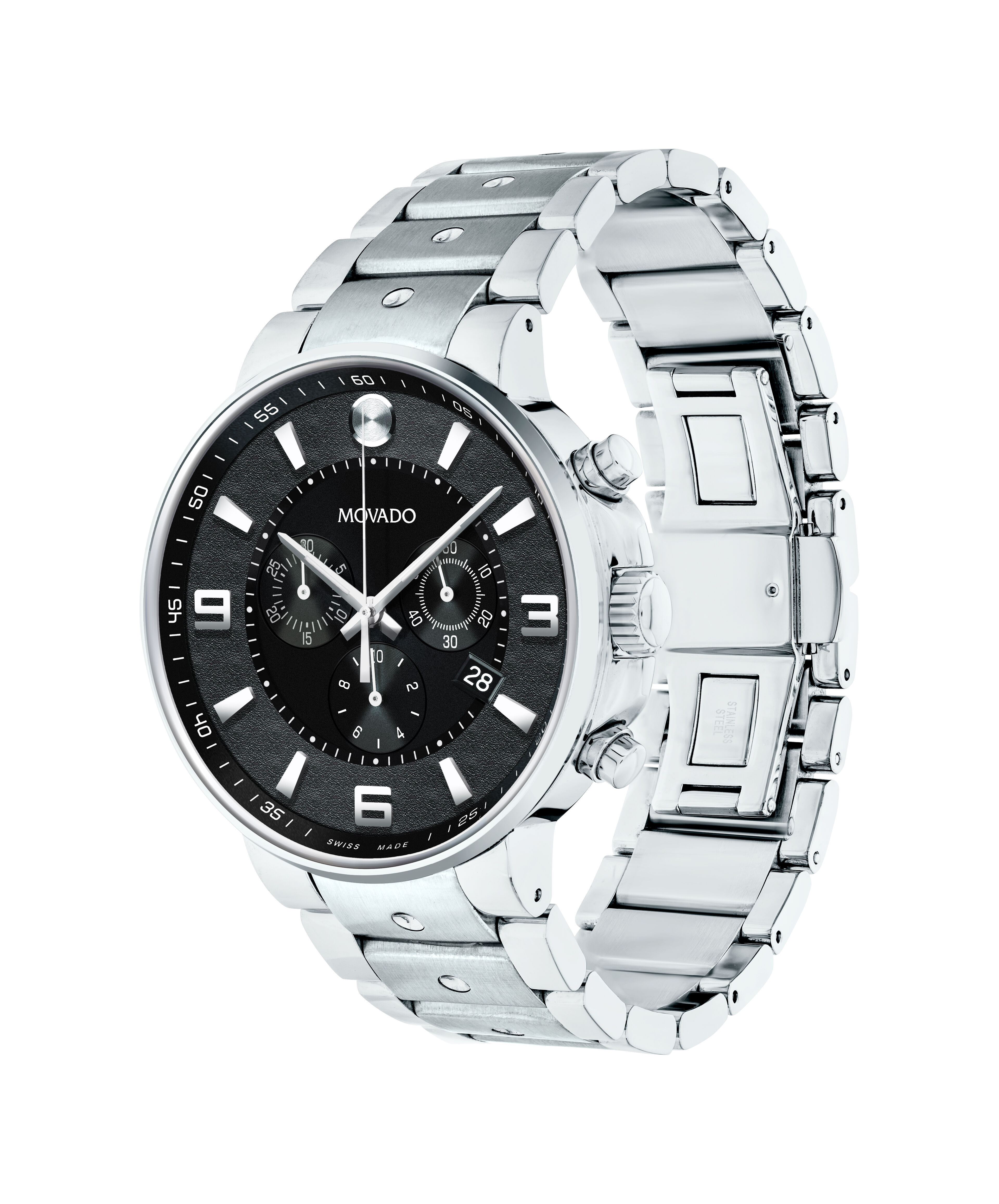 Movado Chronometre ERMETOMovado Chronometre Platinum Pocket Watch w/Diamonds