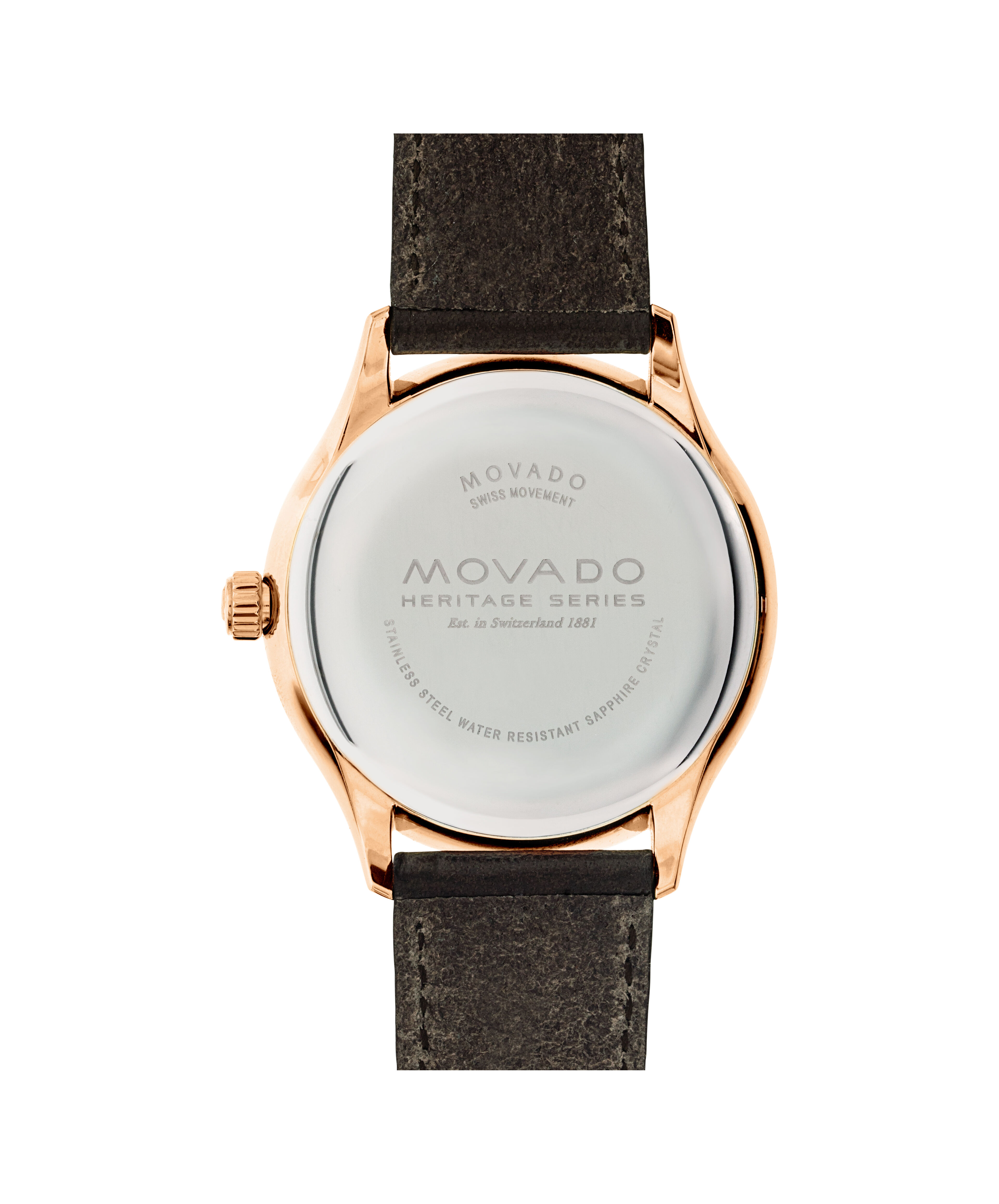 Movado Amorosa Ladies Diamond Watch - Silver Black Dial