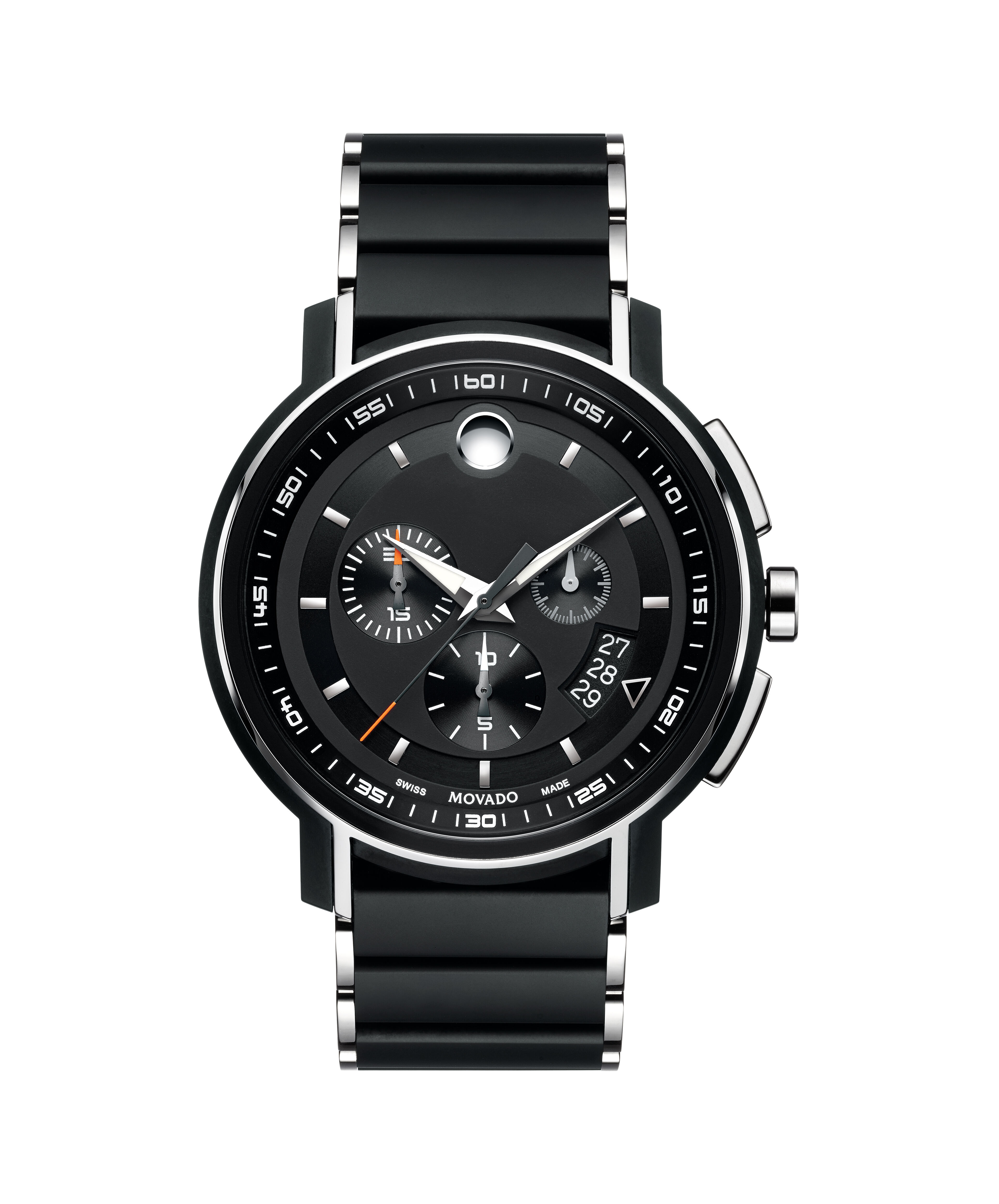 Movado Sapphire Quartz Movement Black Dial Men's Watch 0606307Movado Sapphire Quartz Movement Black Dial Men's Watch 607240