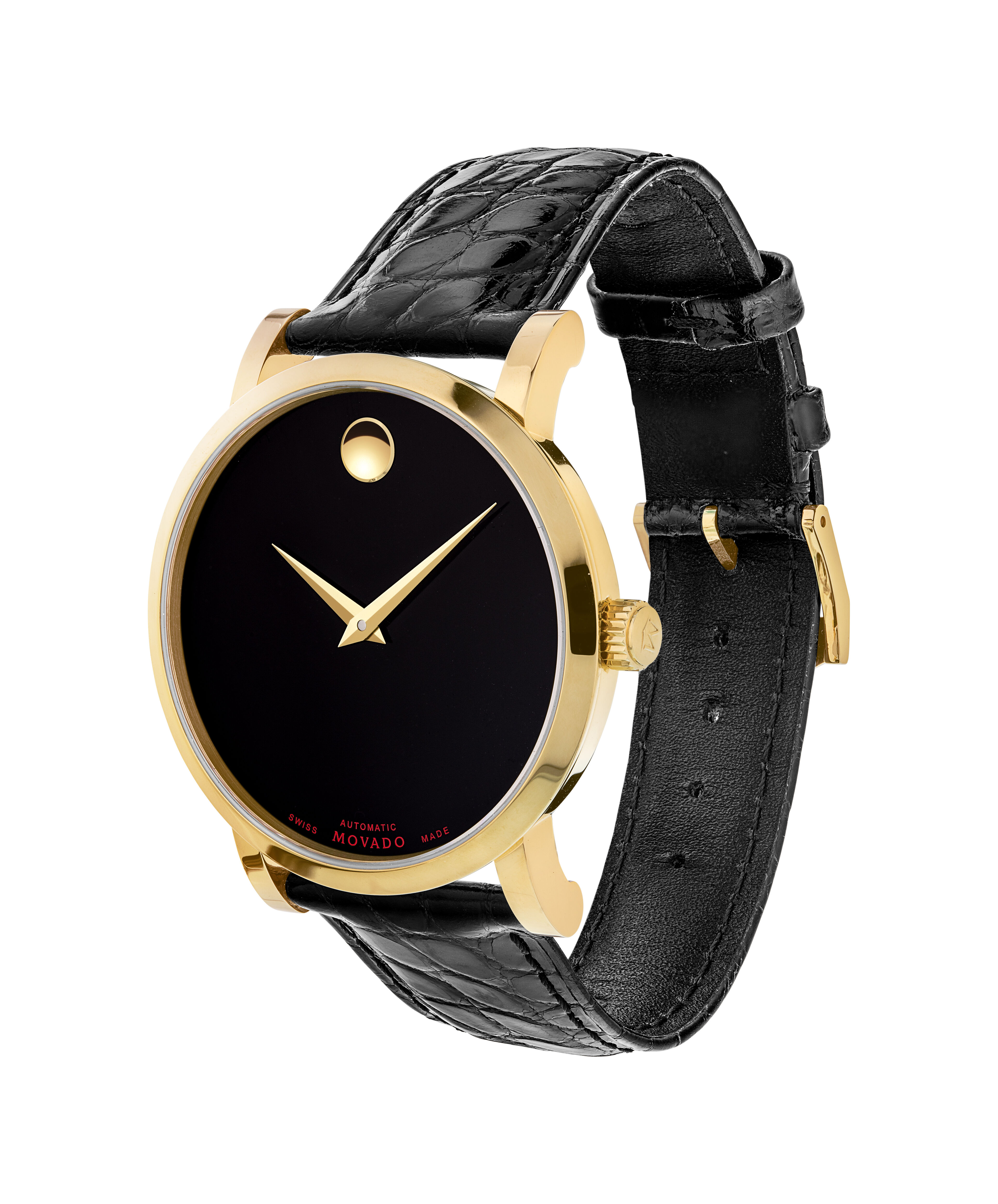 Movado Mobard MOVADO 40.A8.620 Men's Watch Hand-wound WhiteMovado Mobard SS × Leather