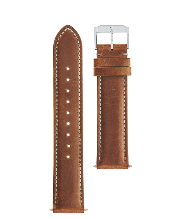 Movado| Movado Heritage Series Cognac Leather Strap w/ SS buckle ...