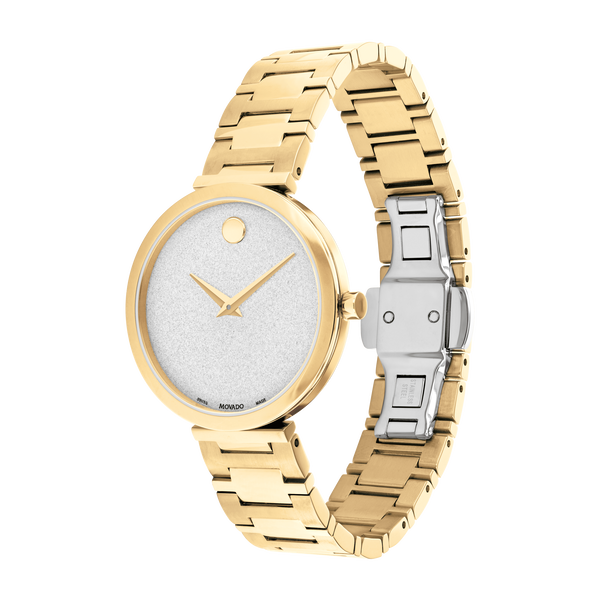 Movado | Movado Museum Classic Women's Gold Watch With Sparkle Dial