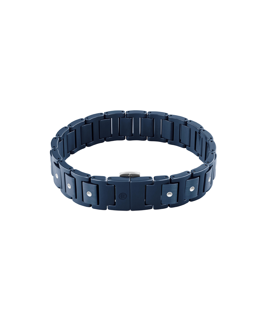 AK Anne Klein + Diamond-Accent Light Blue Ceramic Bracelet Watch