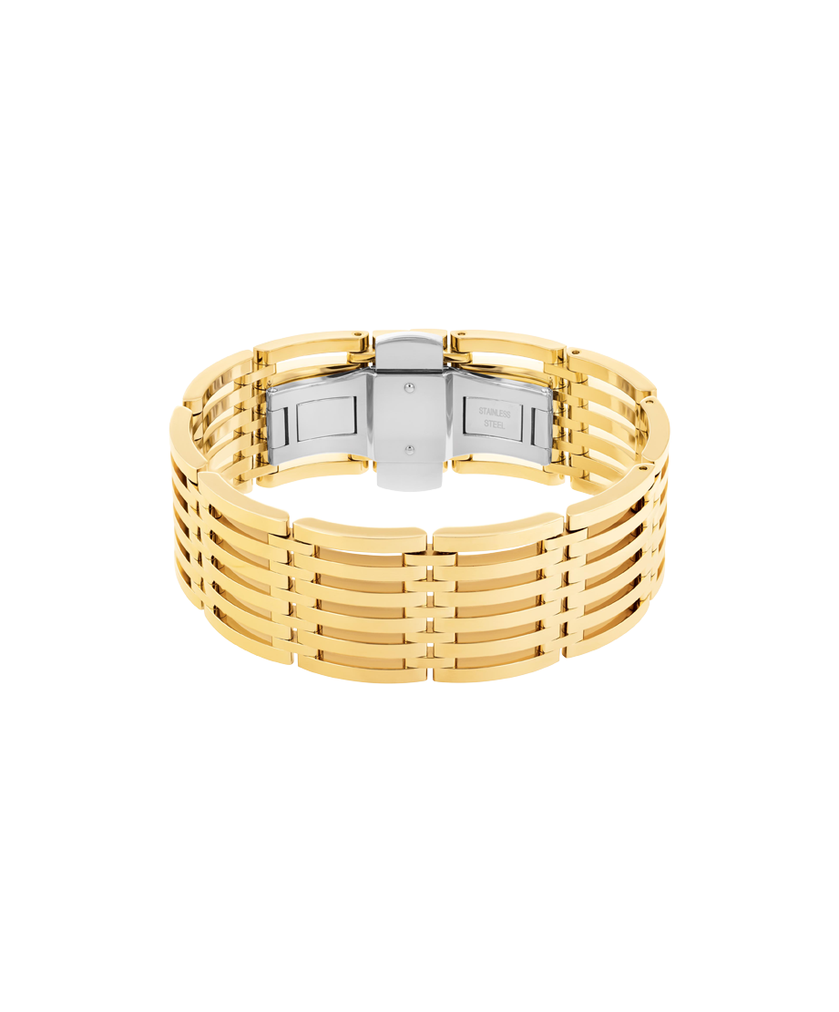 Buy ZIVOM Italian Designer 18K Gold Black 316L Surgical Stainless Steel  Openable Kada Bangle Bracelet Stylish Men Online at Low Prices in India -  Paytmmall.com