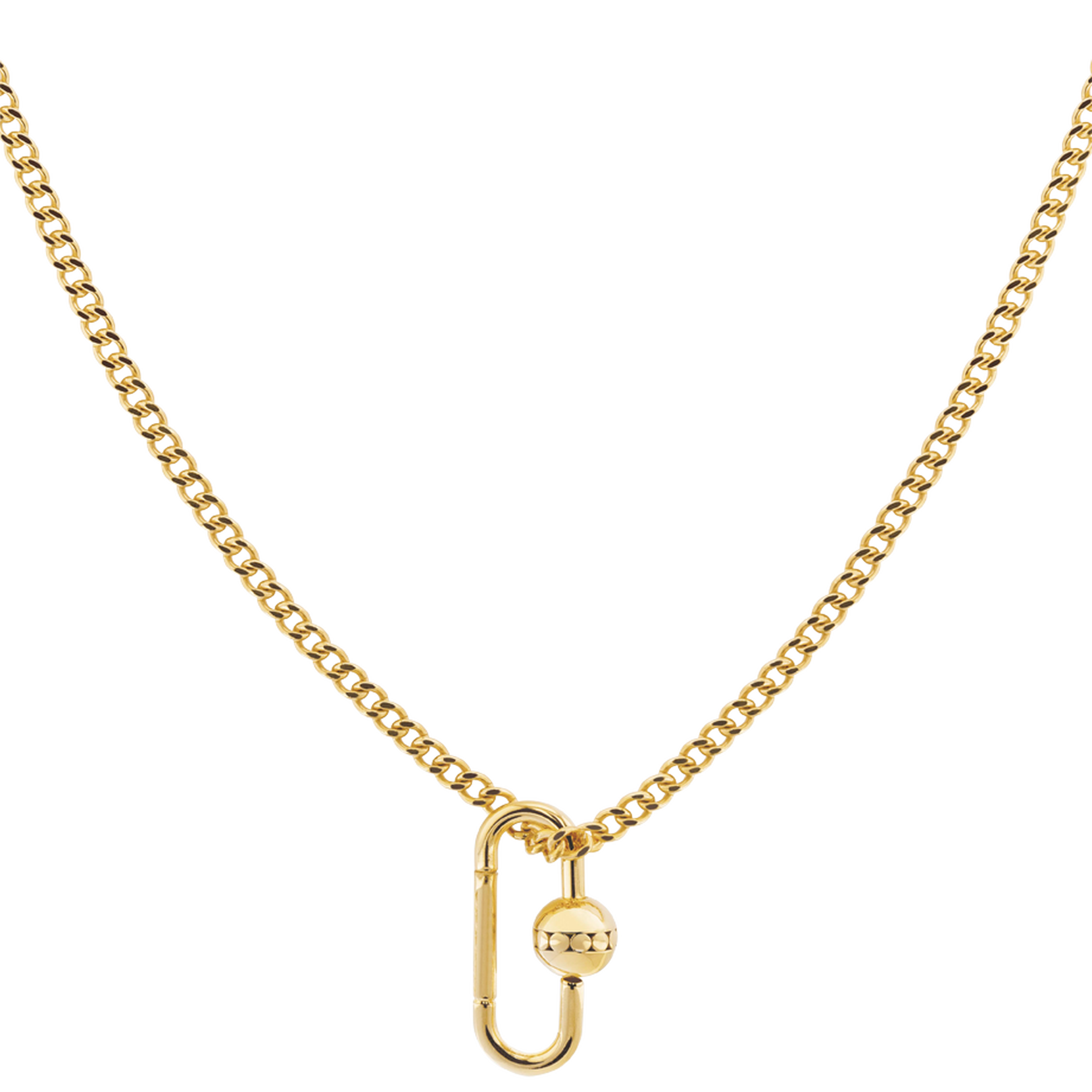 gold lock chain