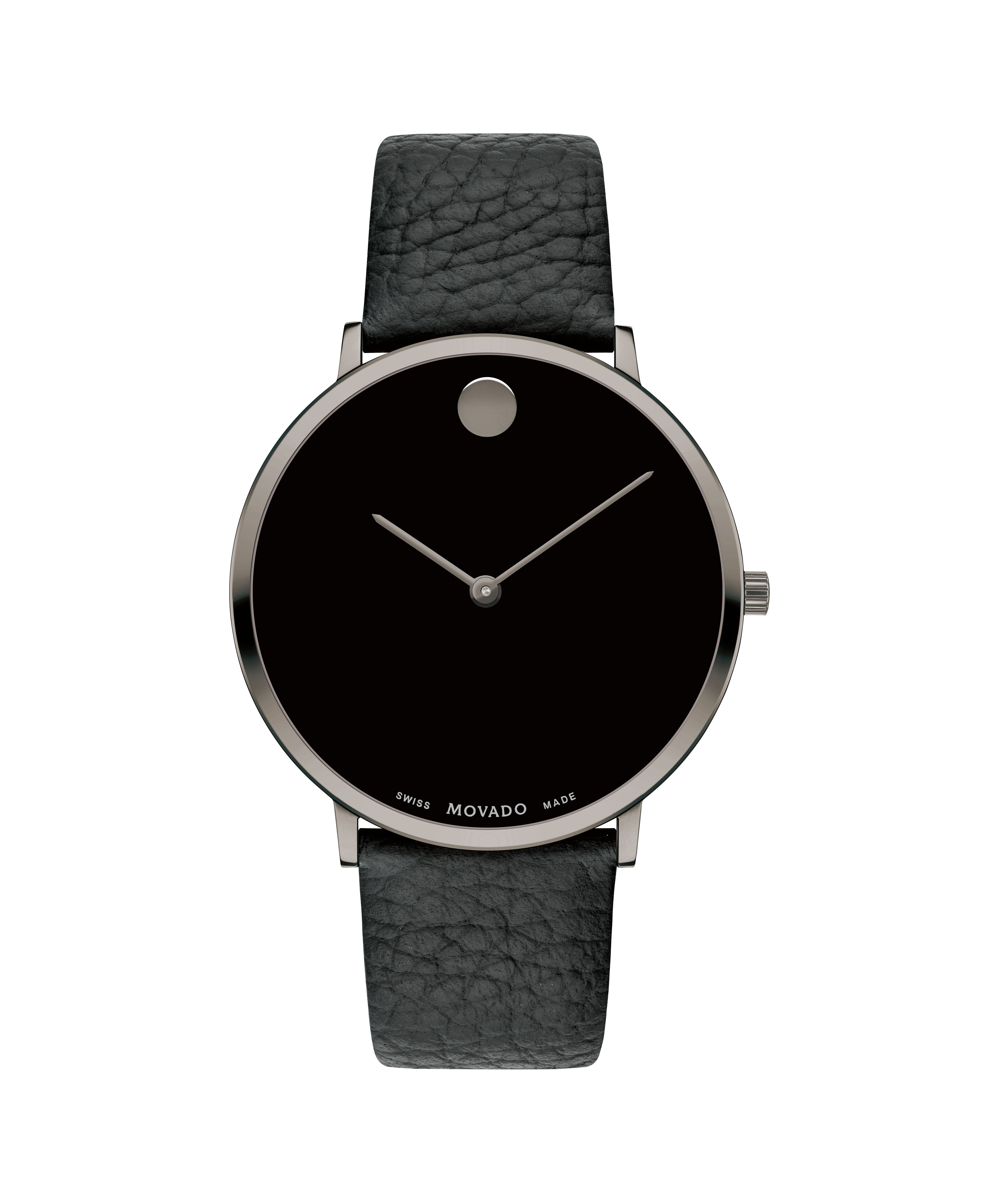 Movado Exclusive Green Dial Leather Strap Men's Watch 0607260Movado Extraplate Mécanique