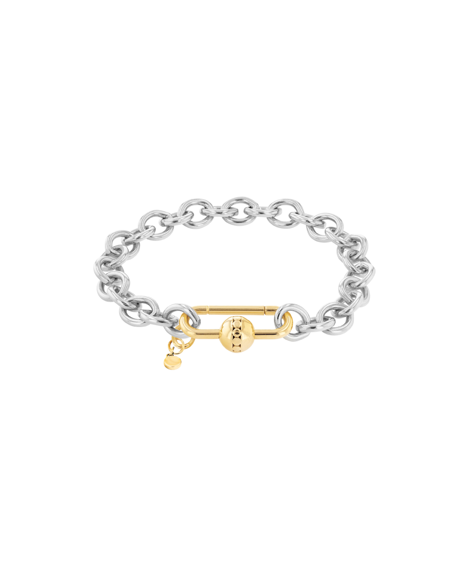 Gold and Diamond Hinged Lock Bracelet – Charles Krypell Fine Jewelry