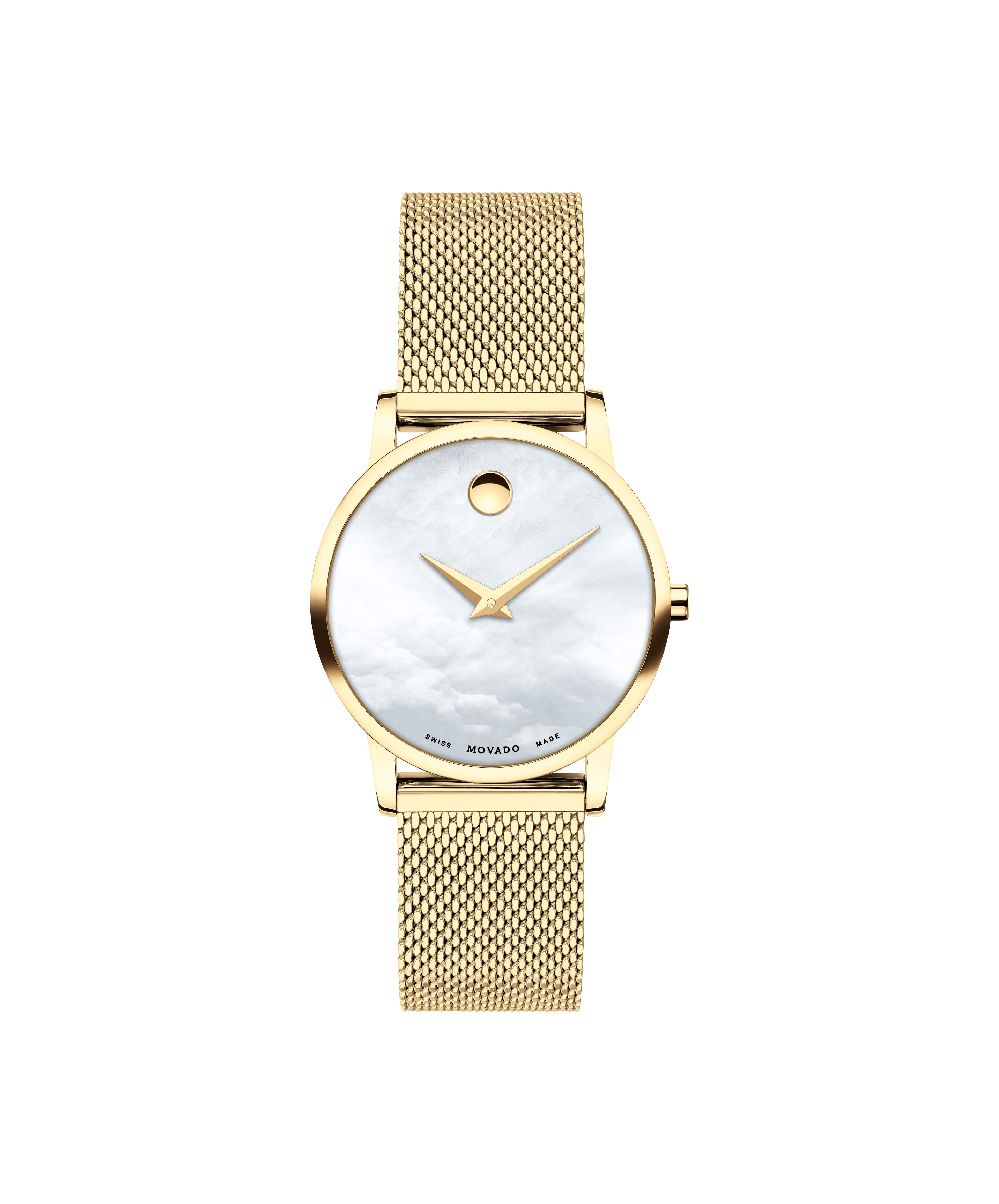 Movado Bold Motion Connected II Smart Watch 3660012Movado Bold Museum Gold Dial Gold Tone Steel Mesh Unisex Watch (3600373)