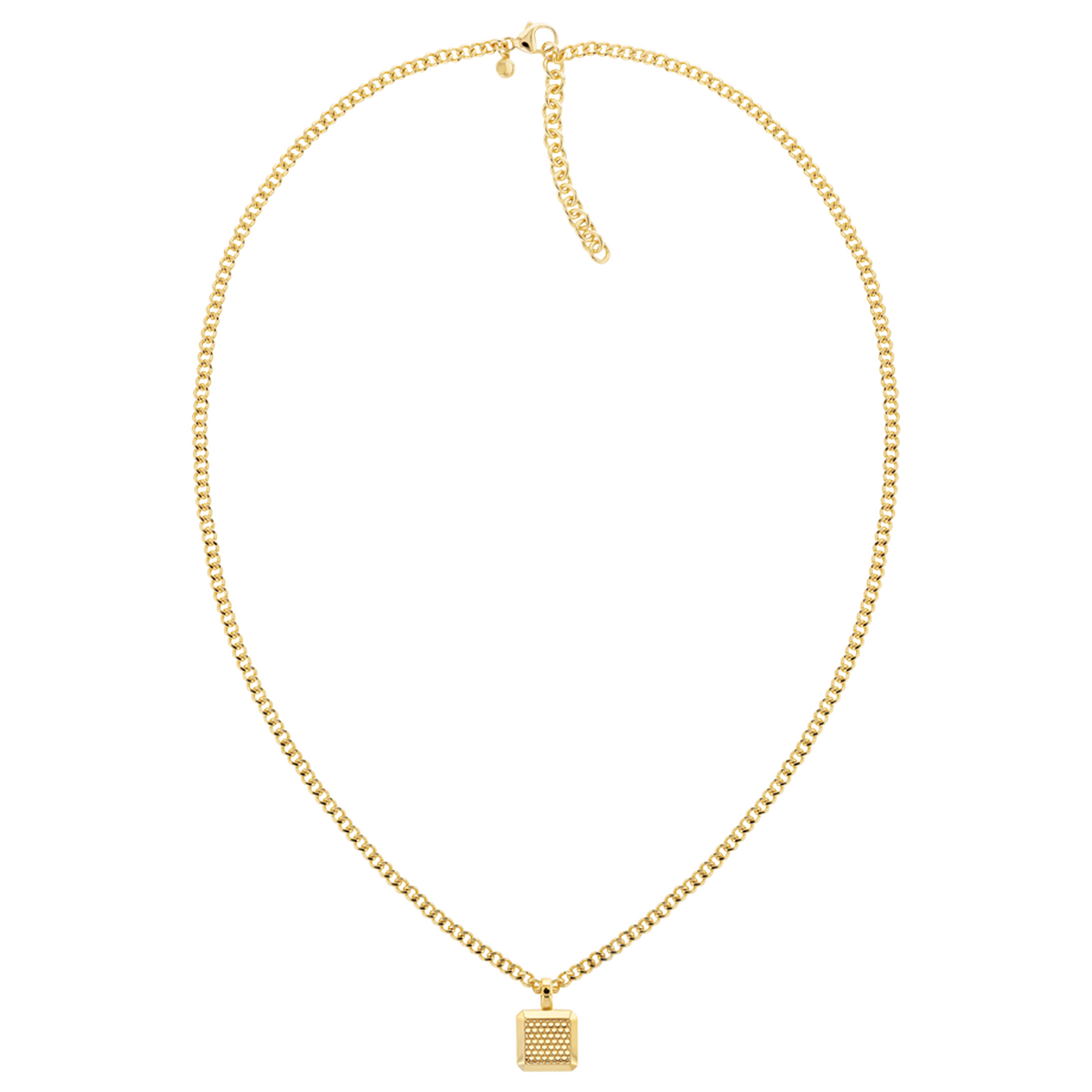Movado  Sphere Lock Collection 14K yellow gold vermeil necklace