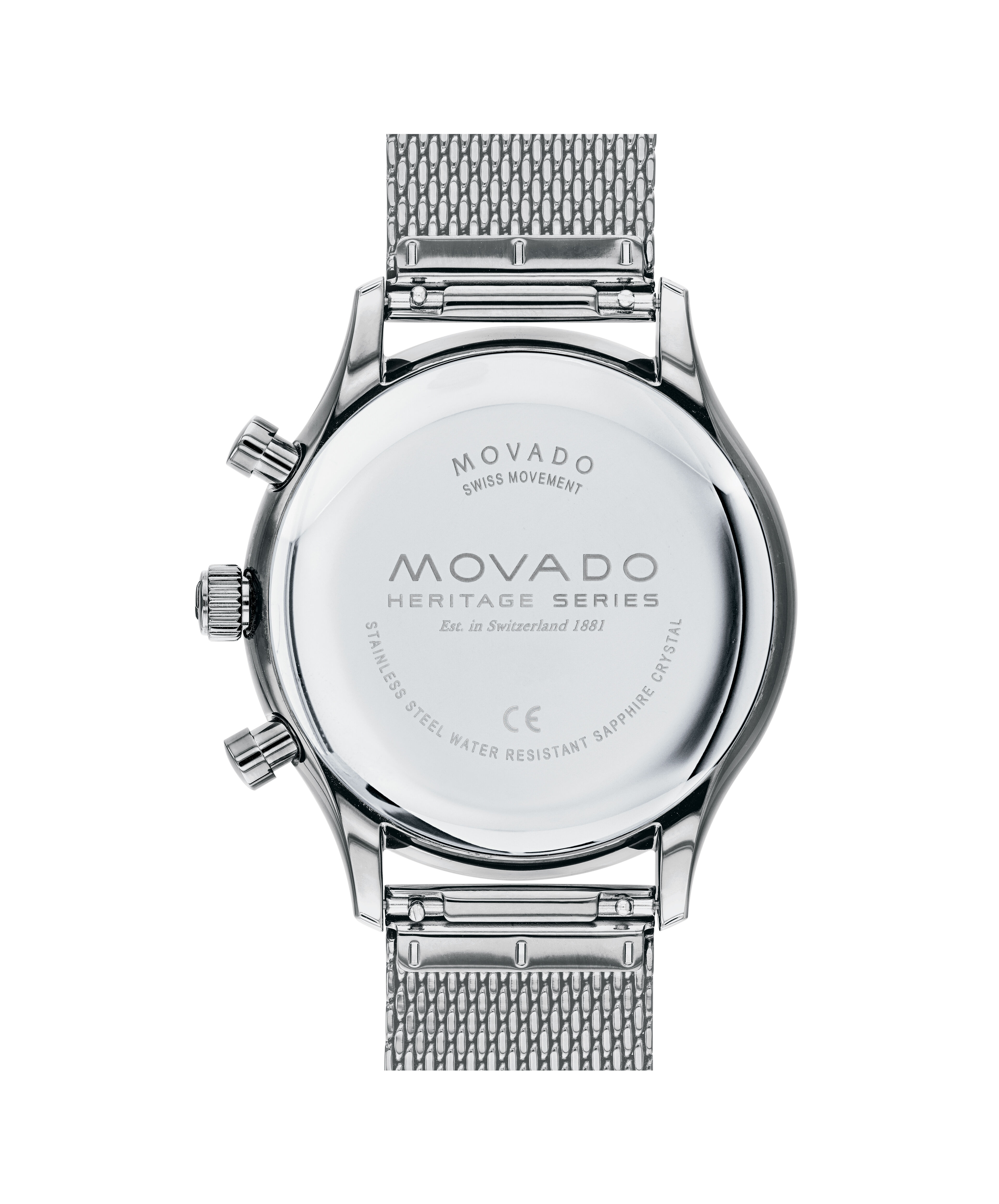 Movado Sapphire 0606093 38mm Stainless Steel Mirror Dial Watch