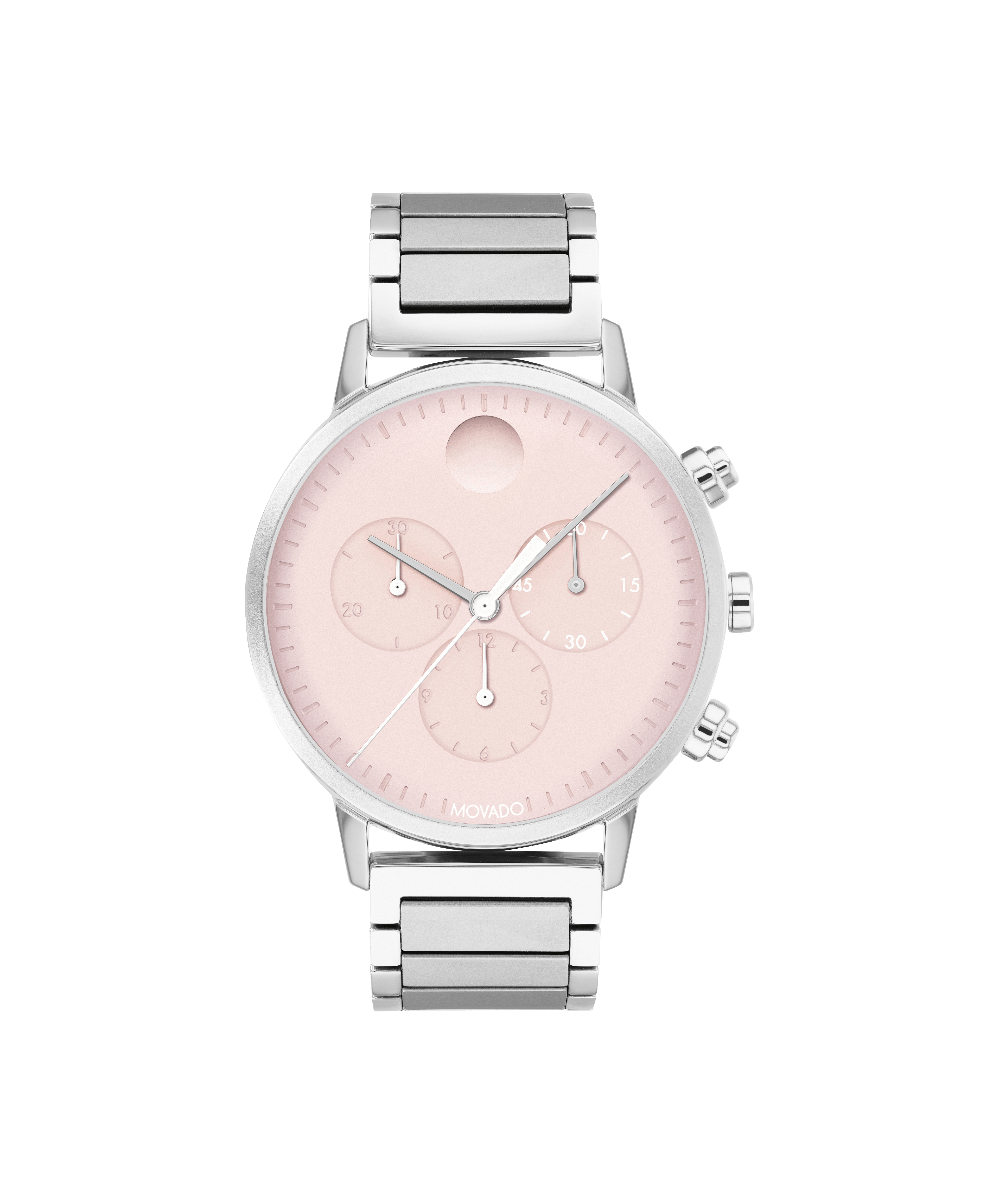 Movado Bold Sunray Silver Dial & Bracelet WOMENS Swiss Watch (3600381)
