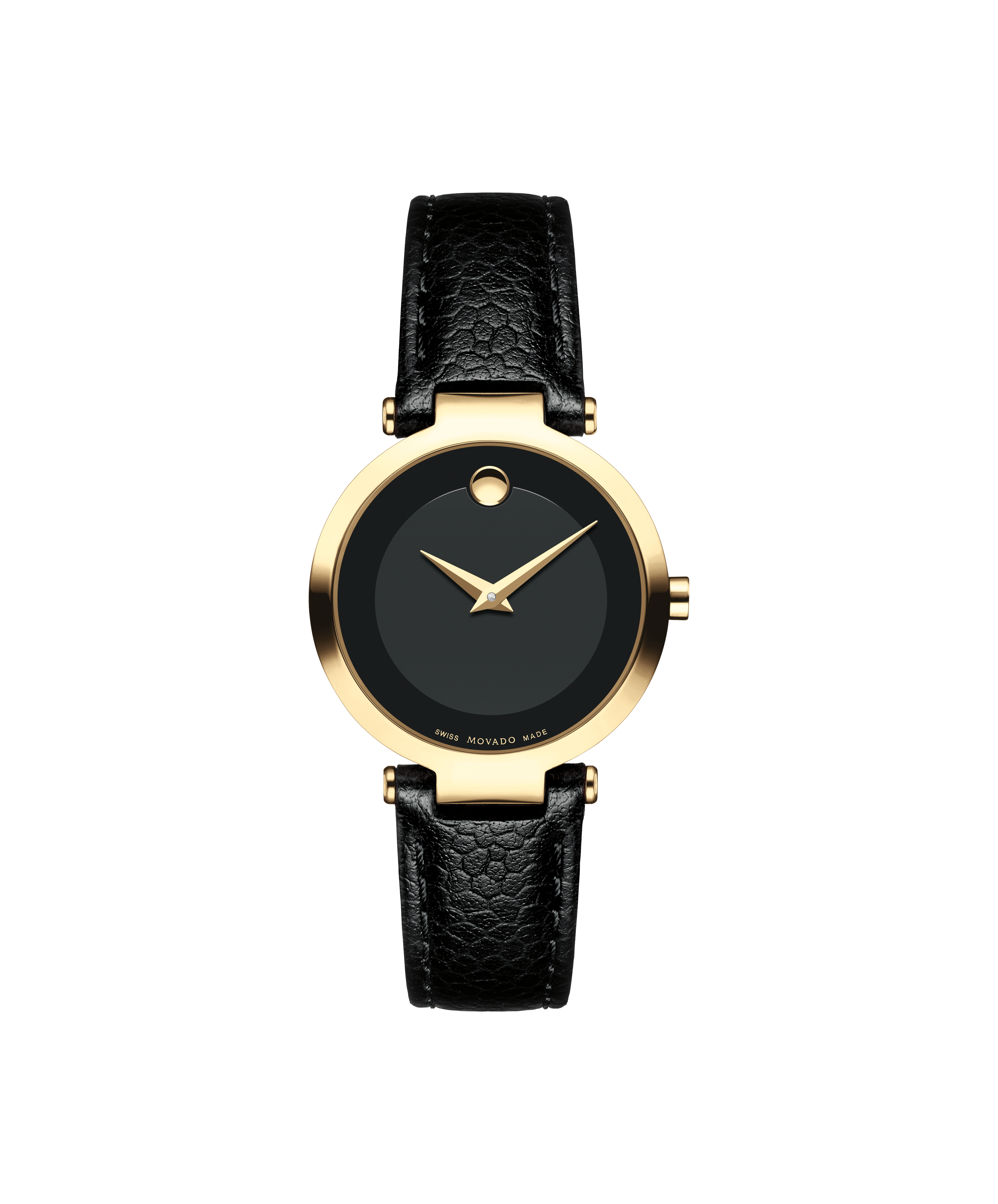 Movado Modern Classic Black Dial Two-tone Men's Watch