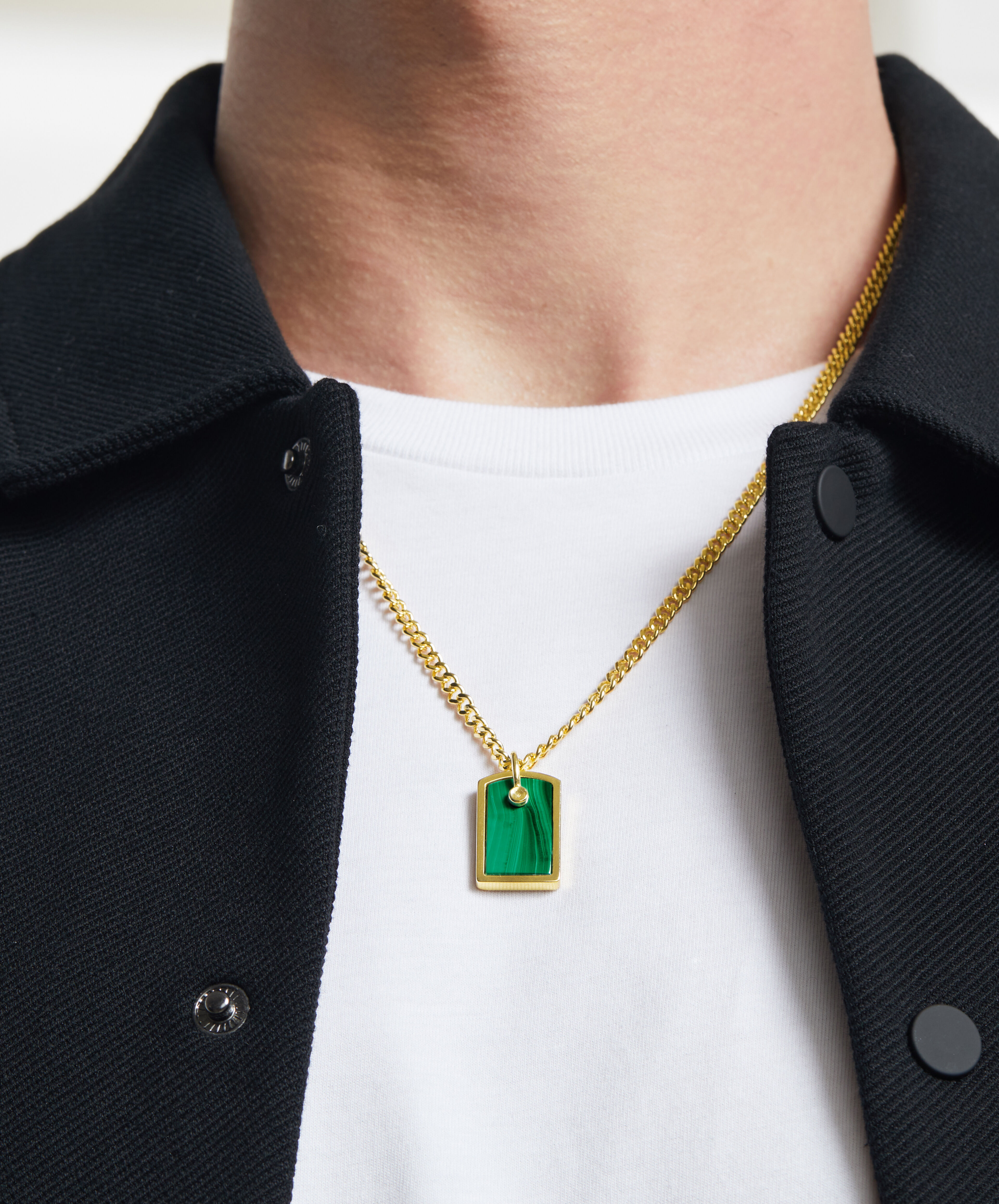 Green Malachite Necklace - Men's Necklaces | Lazaro SoHo