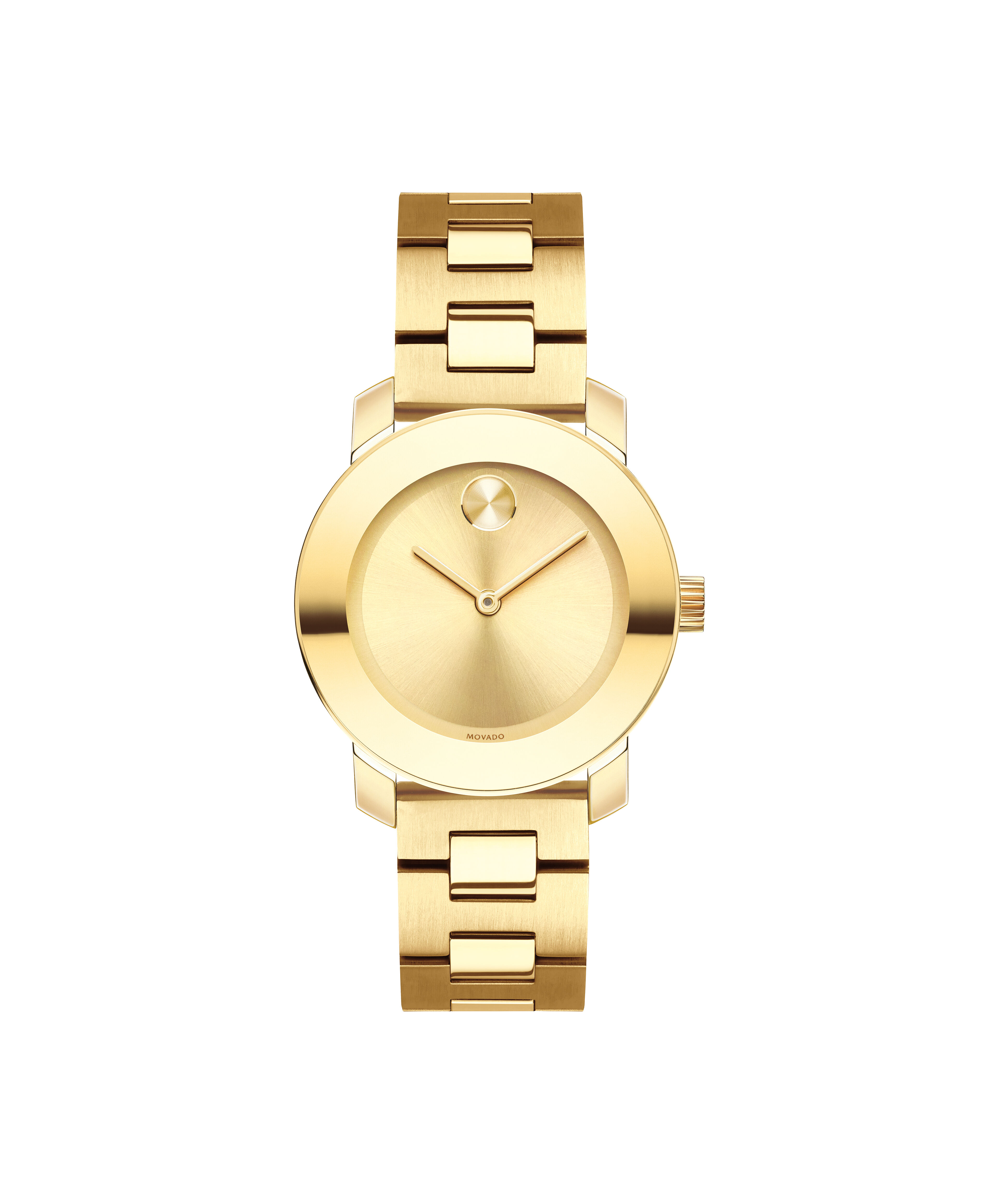 Movado MUSEUM CLASSIC Yellow Gold Plated Stainless Steel Watch 0607351