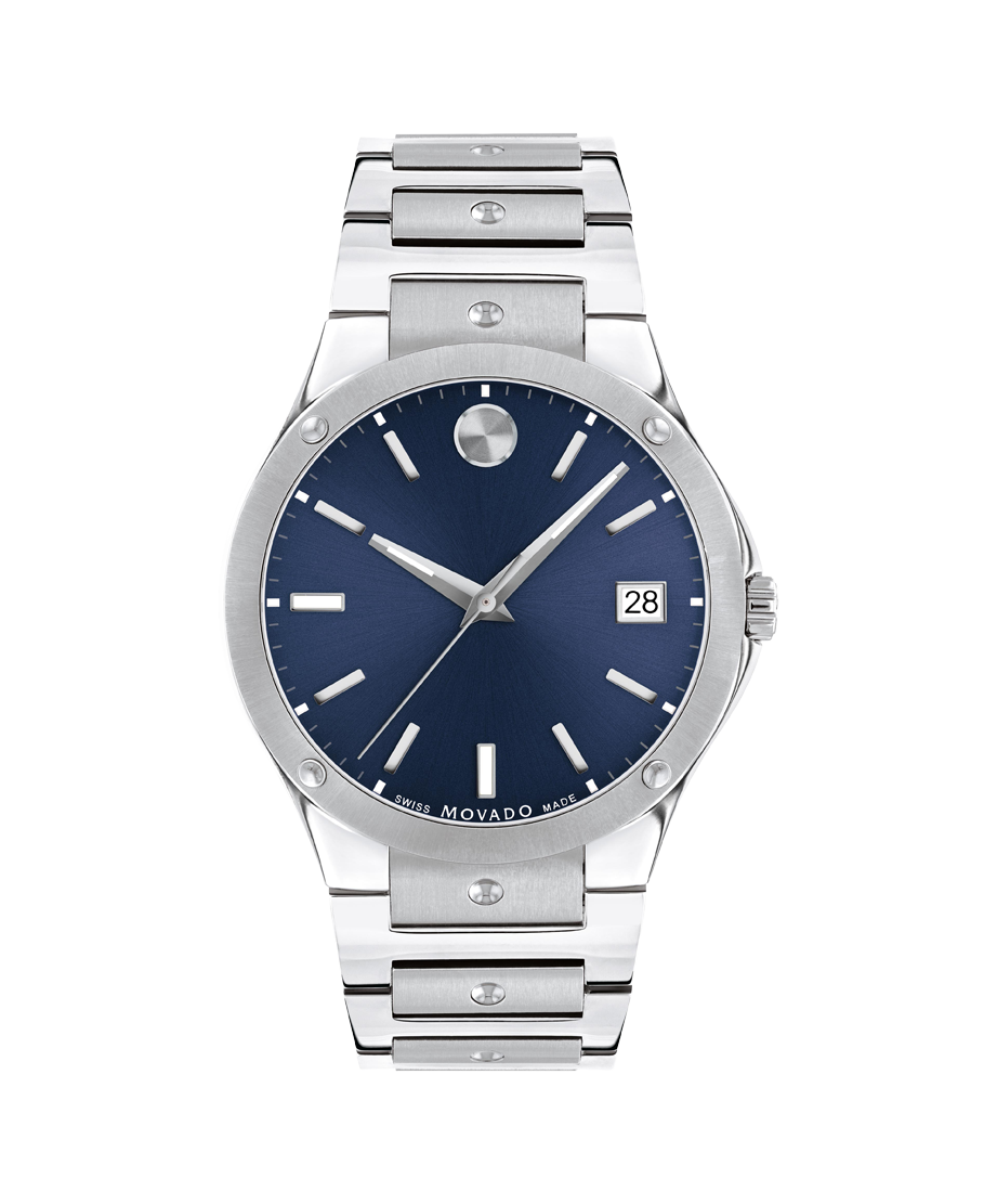 Movado Bold Chronograph Black Dial Titanium Men's Watch 3600190