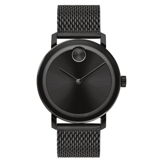 Movado Movado Bold Gunmetal Ion Plated Stainless Steel Watch