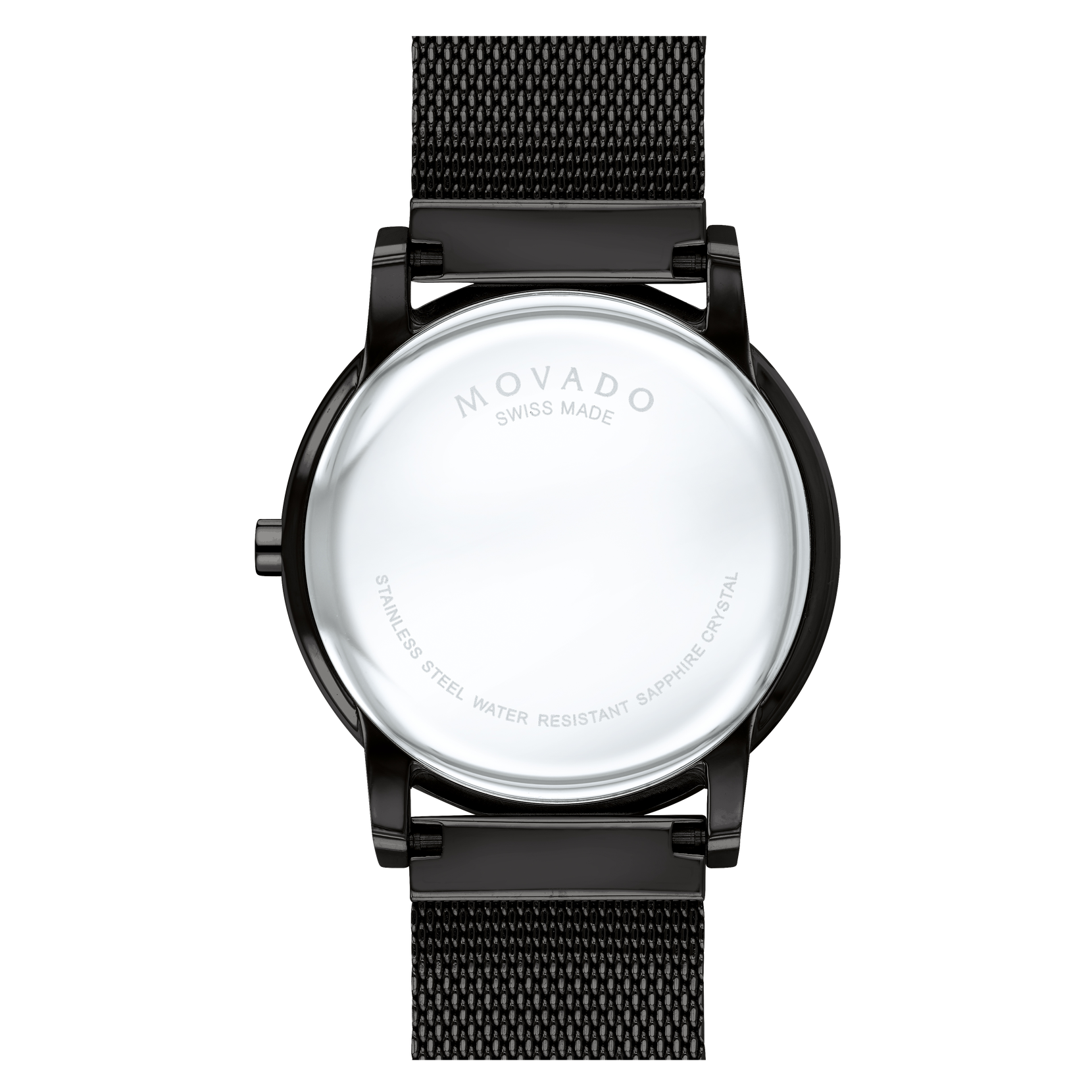 Movado | Museum Classic black watch with black dial, gunmetal 