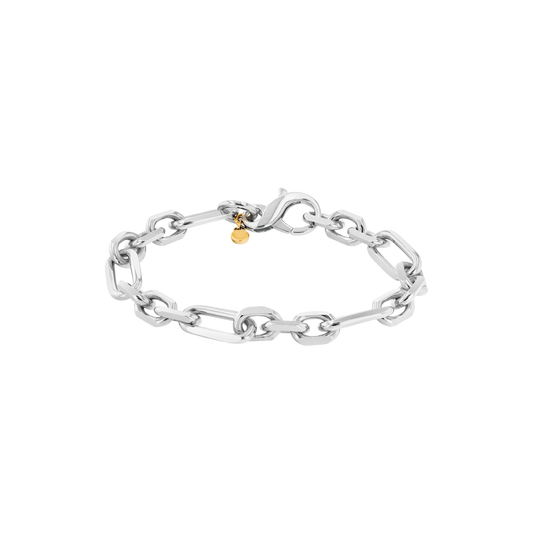 Movado | Faceted Chain Collection sterling silver chain bracelet