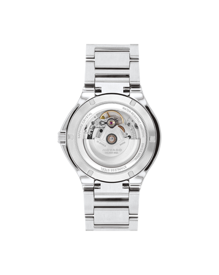 silver dial gold bracelet with and Movado | watch Automatic SE