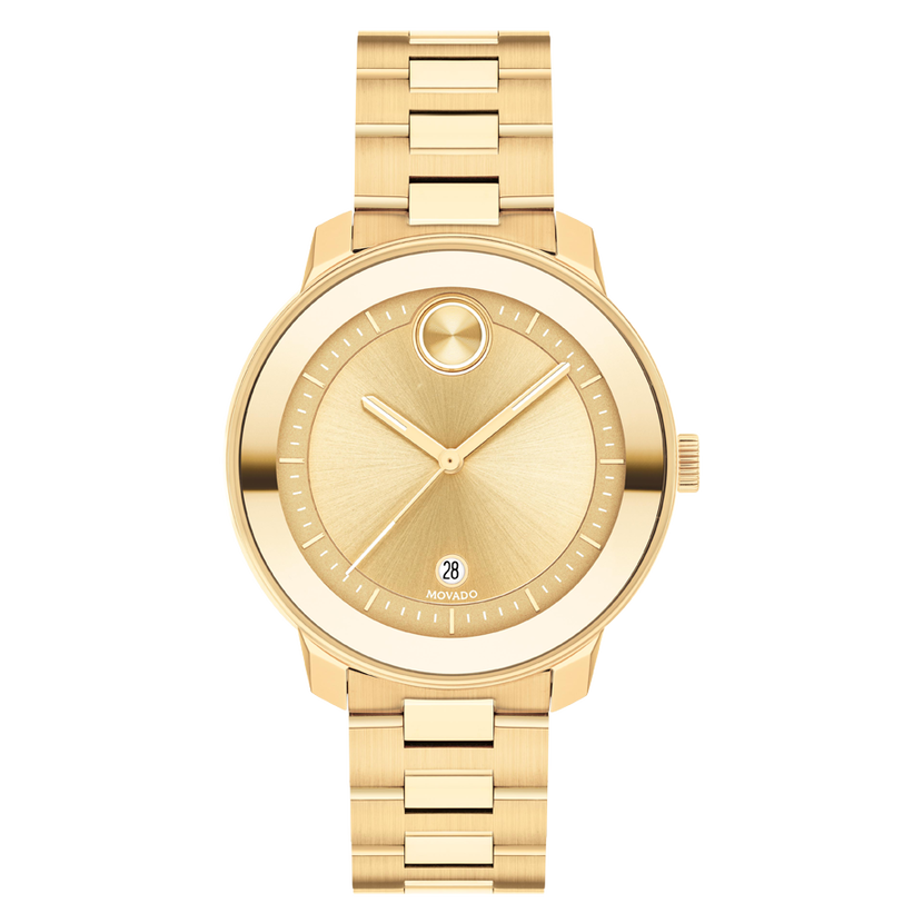 Movado | Movado Bold Verso yellow gold stainless steel bracelet watch