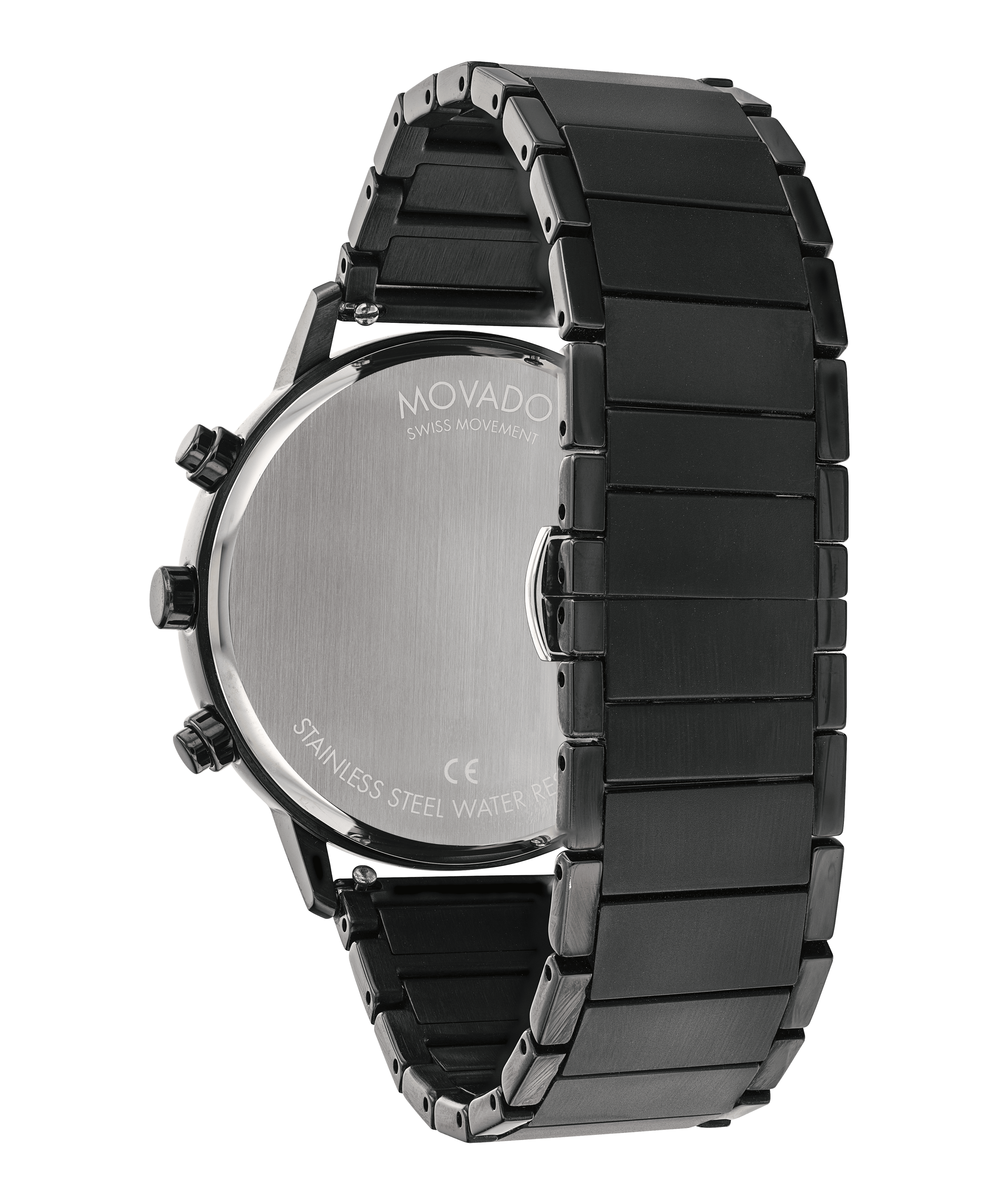 Movado Chronometre 1231 18k Yellow Gold 34mm Leather Automatic Wrist Watch