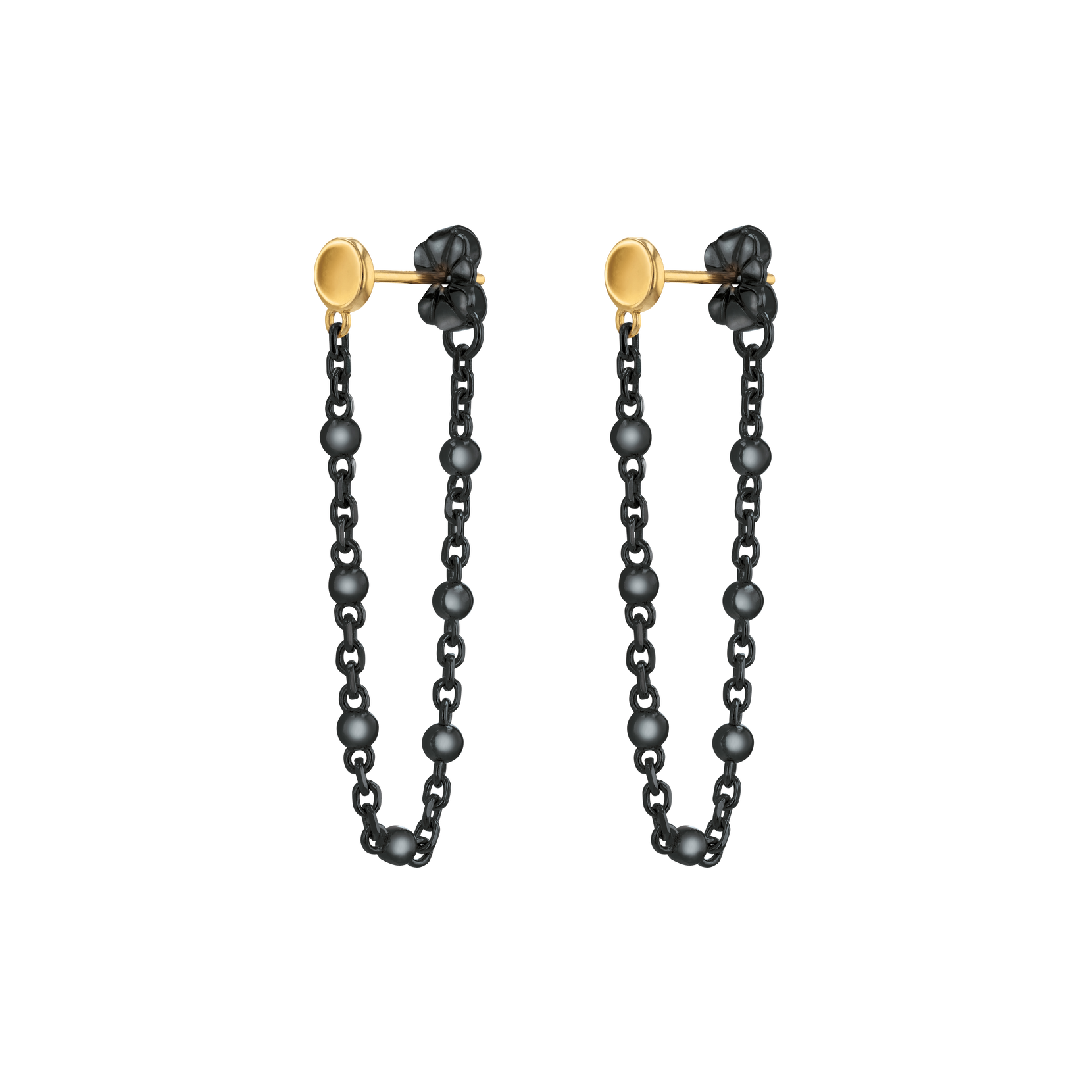Movado Ball & Chain Earrings