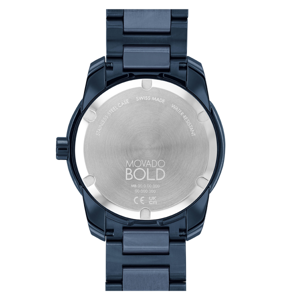 Movado | Movado BOLD Verso Watch with blue bracelet and blue dial