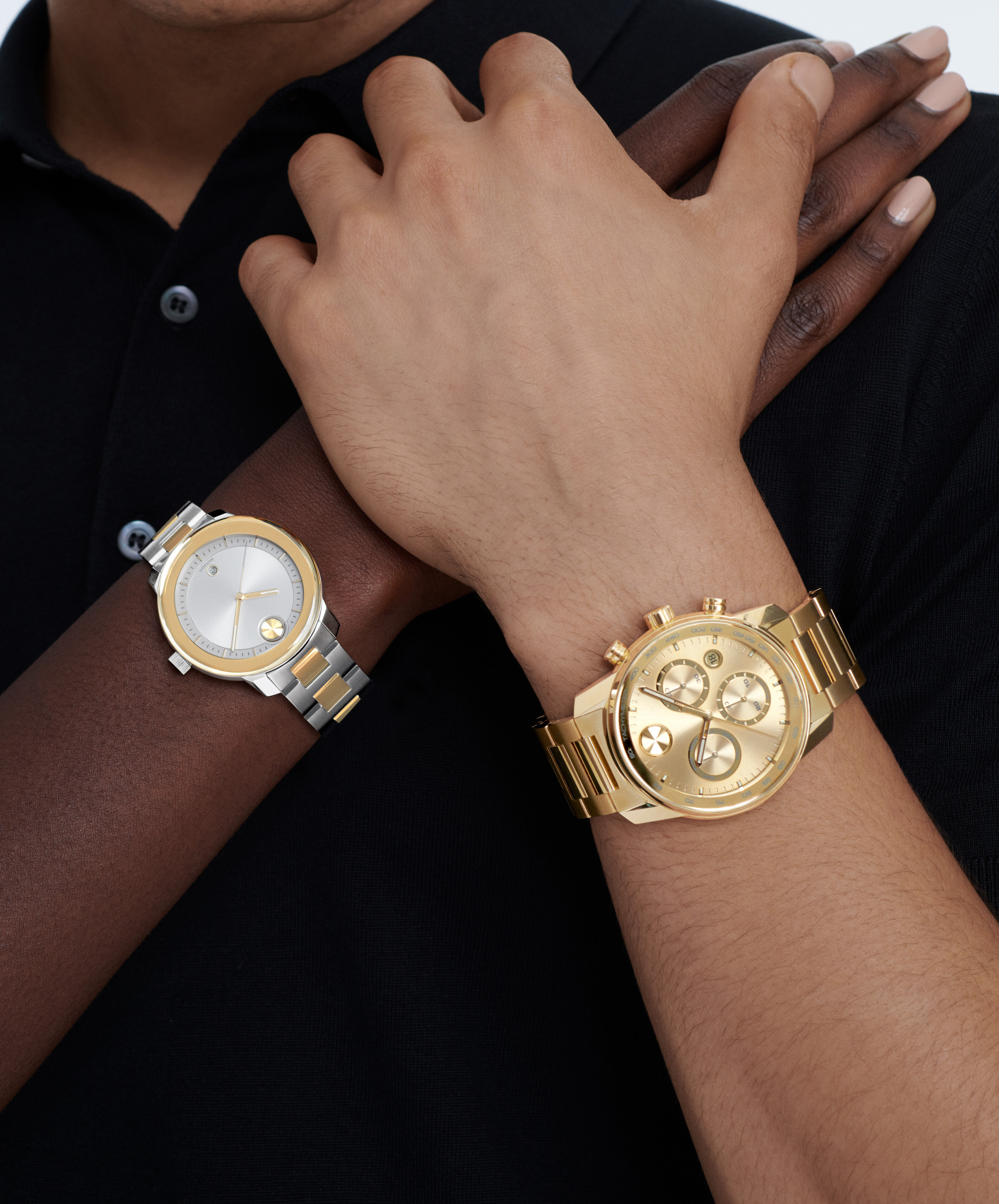 Movado | Movado Bold Verso gold chronograph watch with Swiss Super 