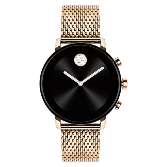 Movado Movado Connect 2 0 Pale Rose Gold Smart Watch With Pale