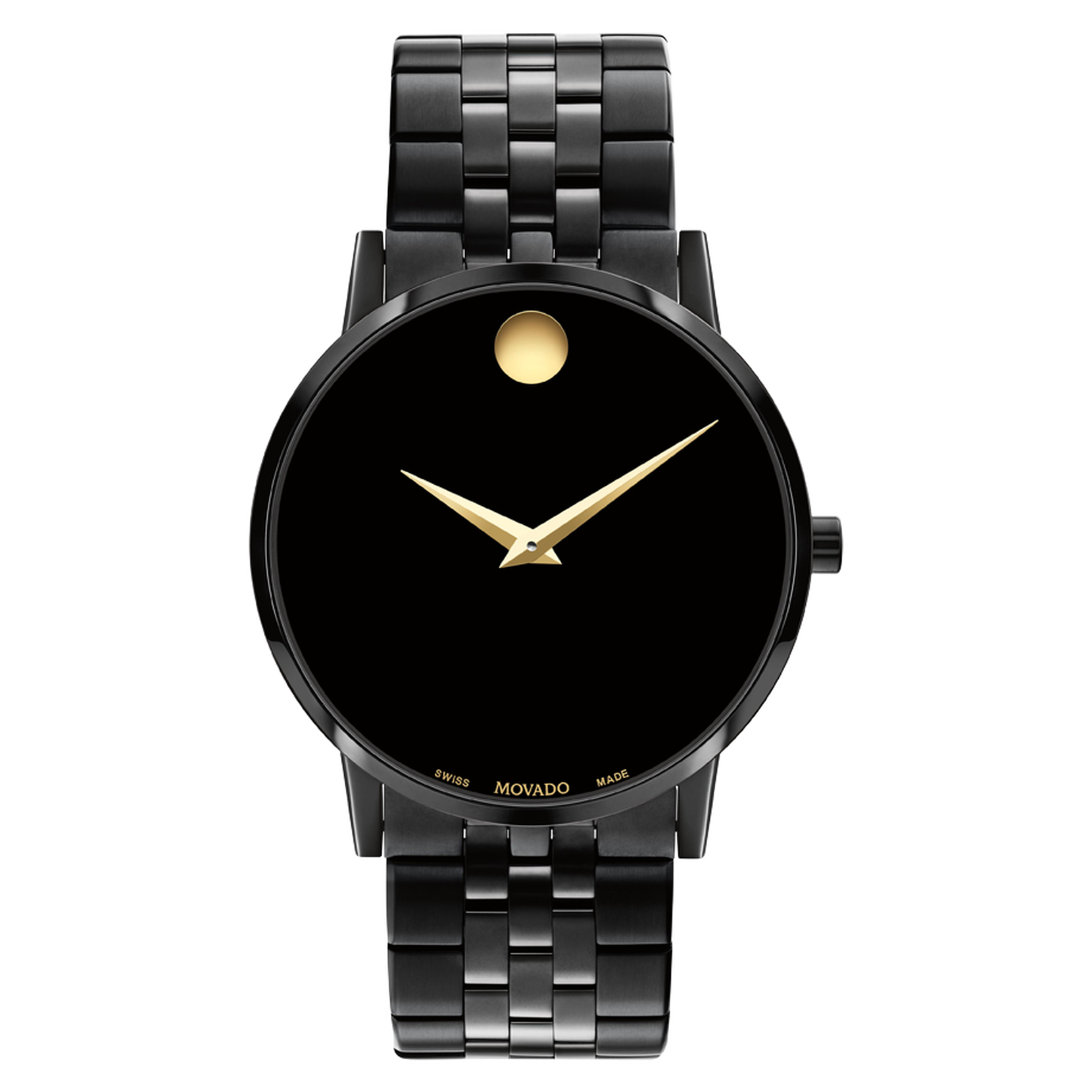 Movado | with Classic watch dial Museum and black bracelet