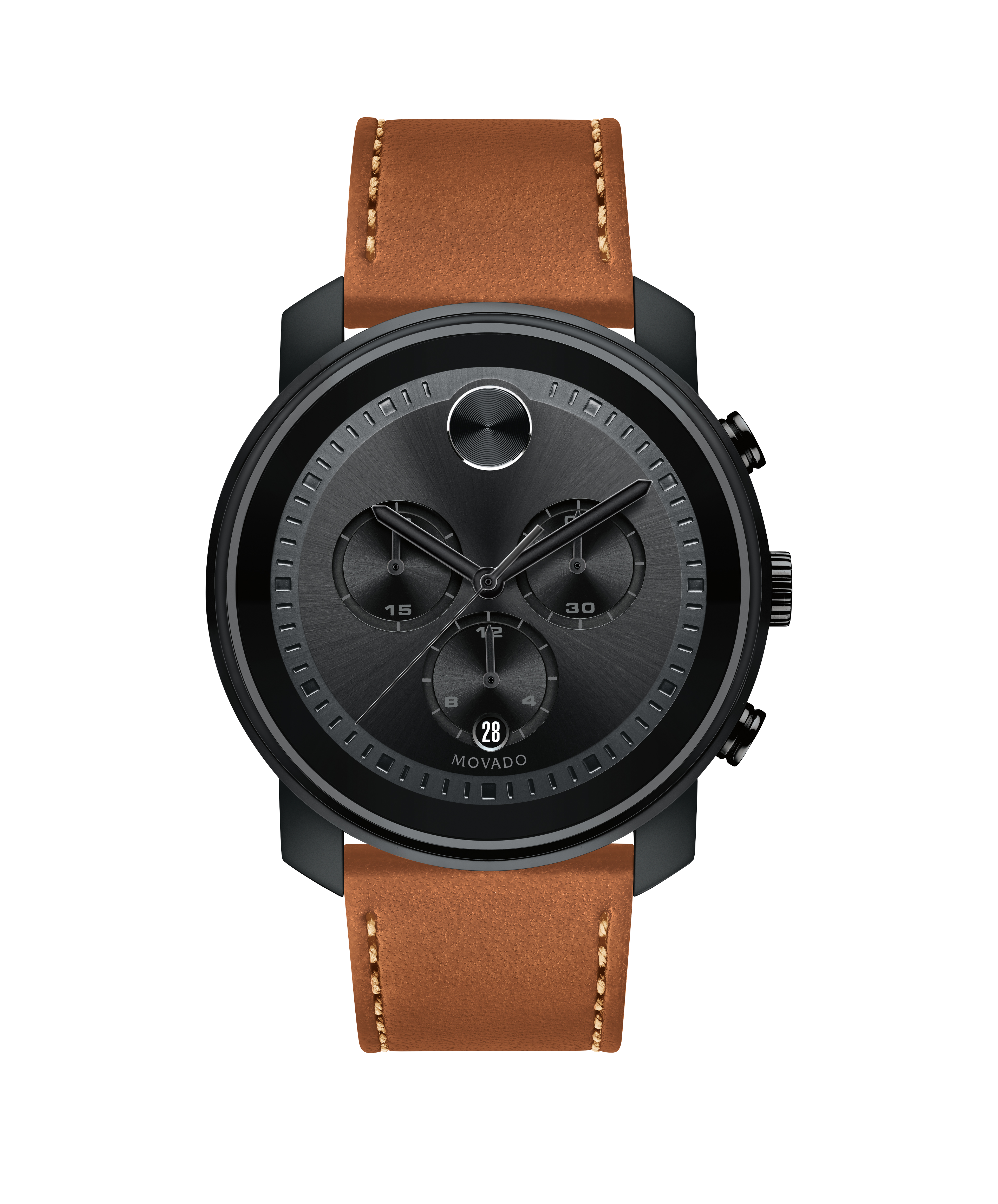 Movado 87.40.882L Museum Hyatt Ultra-Thin 30mm Leather Quartz Wrist Watch