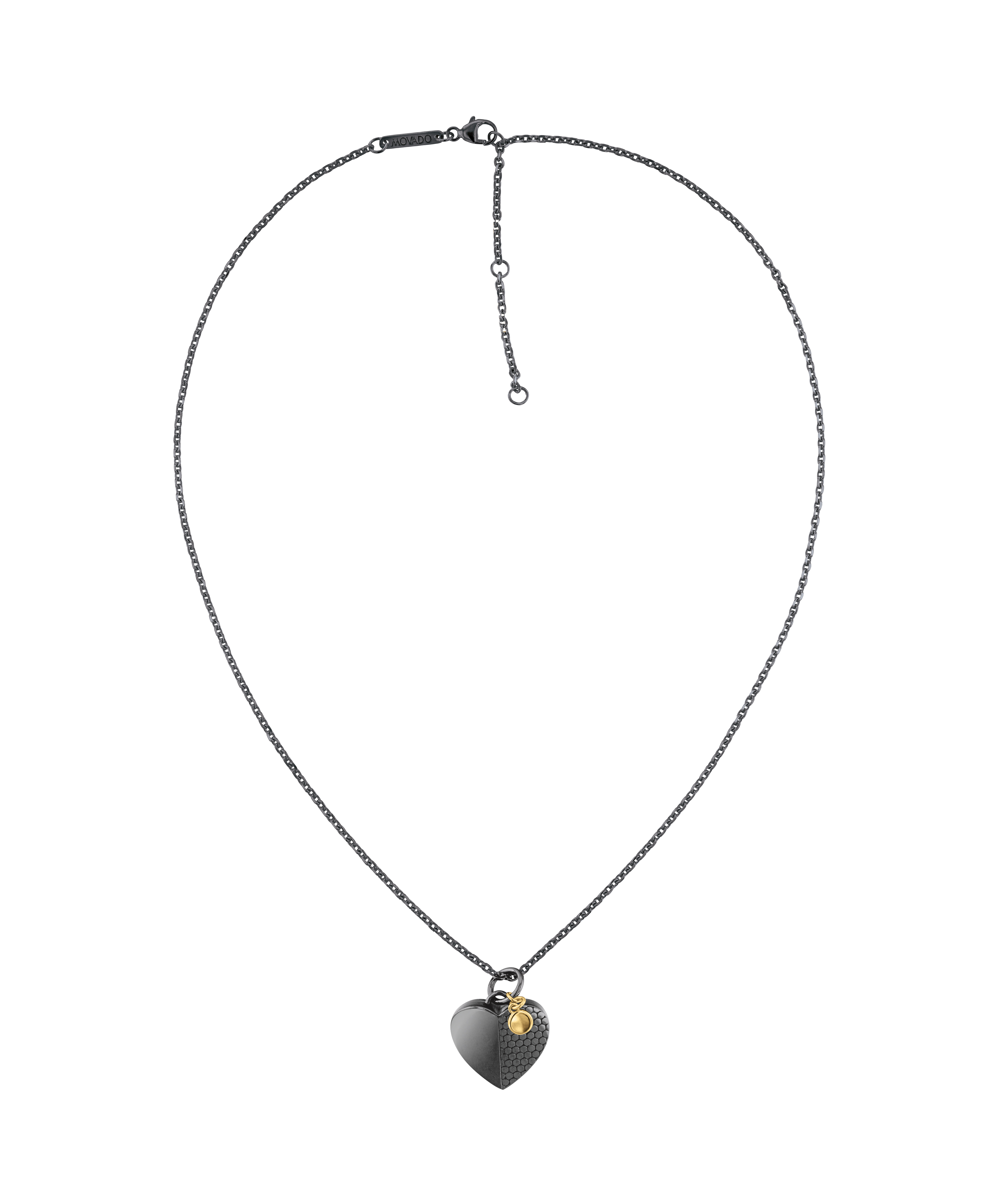 Handmade Daisy Heart Necklace | Bayou Glass Arts