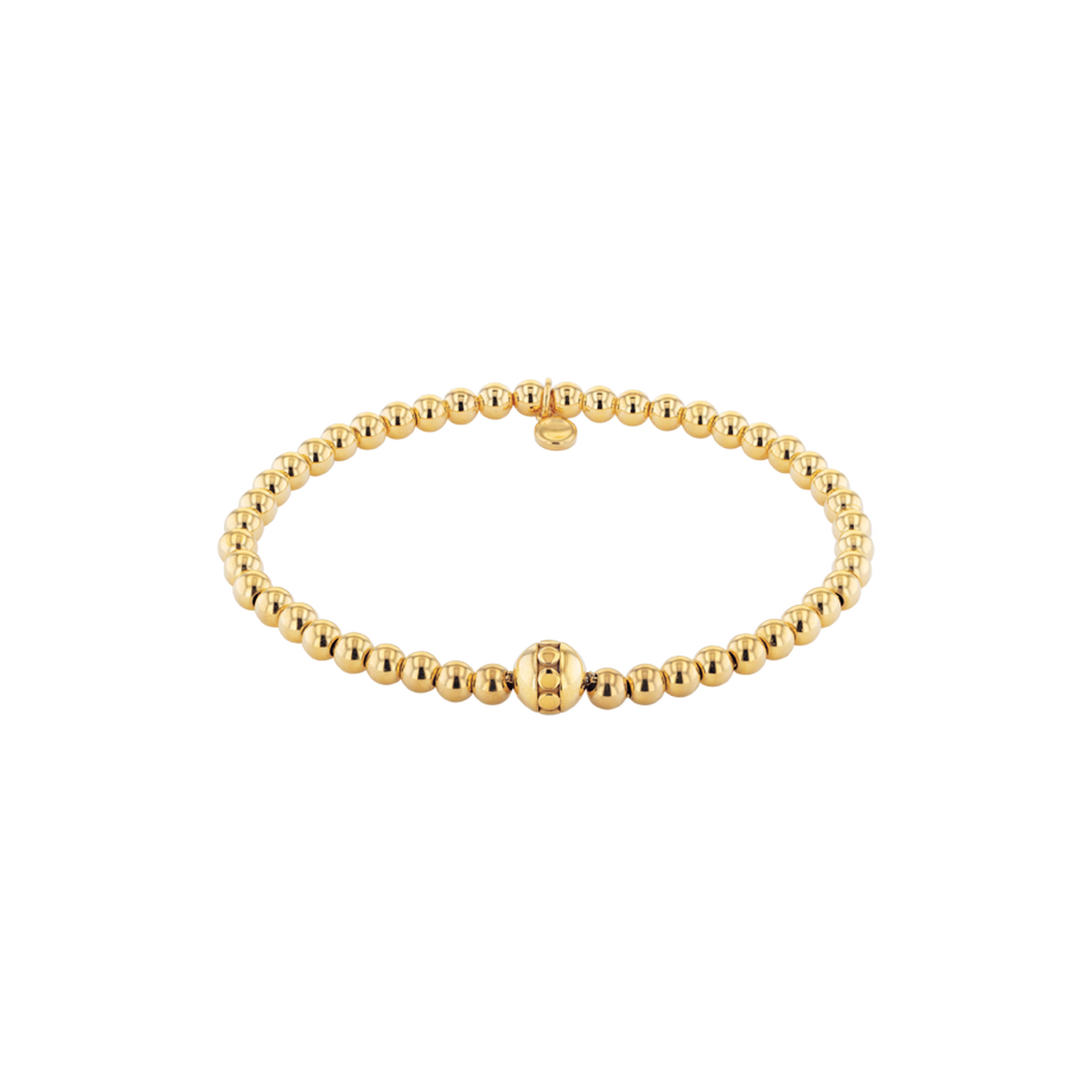 Movado | Gold beaded bracelet