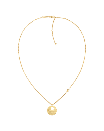 Movado | Movado Heart on Chain Gold Disc Necklace