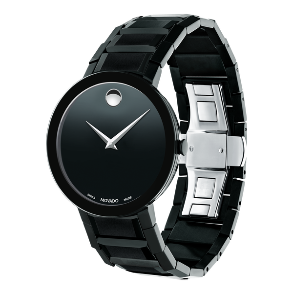Movado | Sapphire Men's Black PVD Bracelet Watch