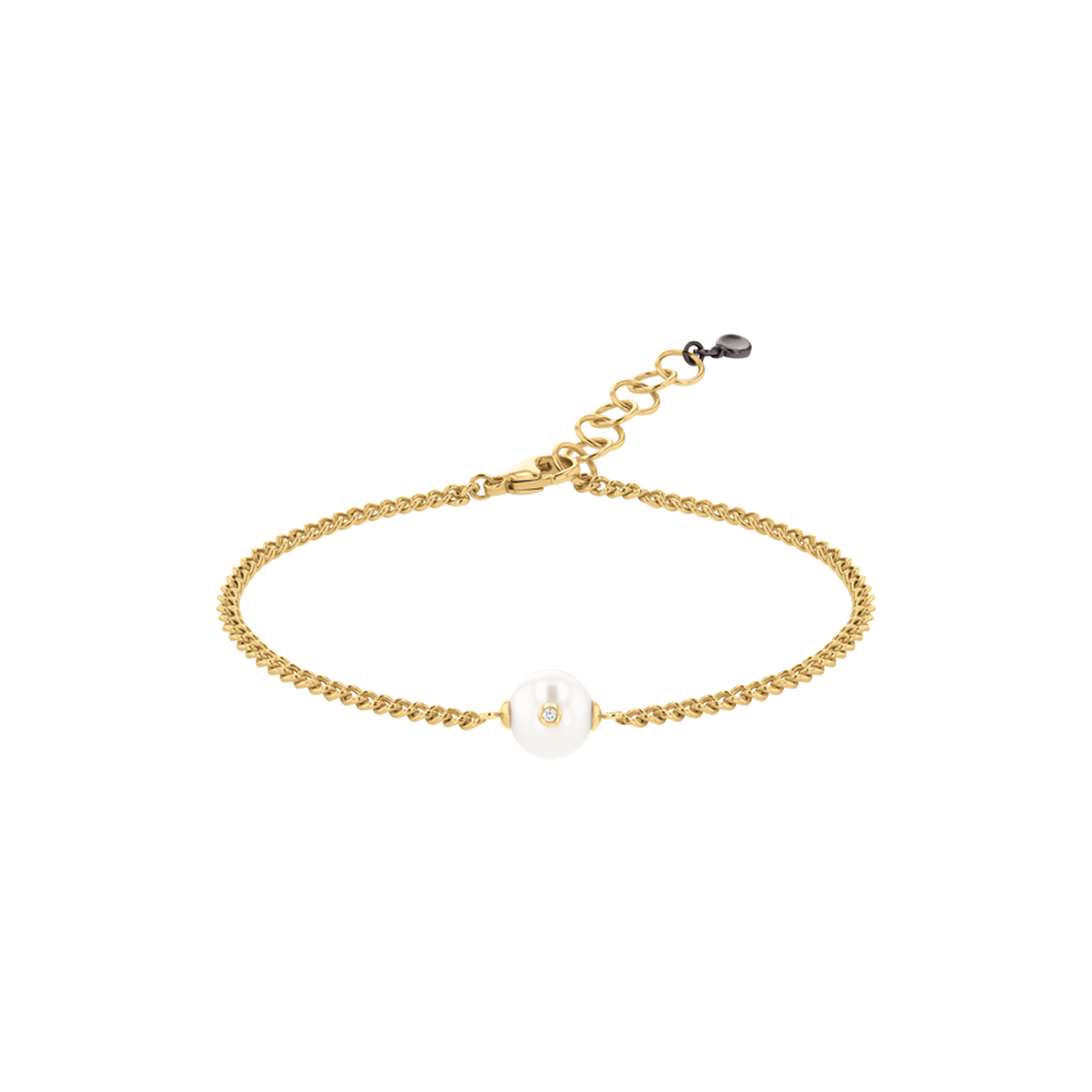 Movado | Movado Pearl Collection Gold Bracelet With White Pearls