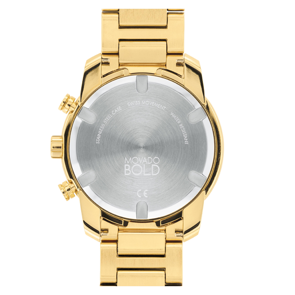 Movado | Movado Bold Verso gold chronograph watch with Swiss Super 