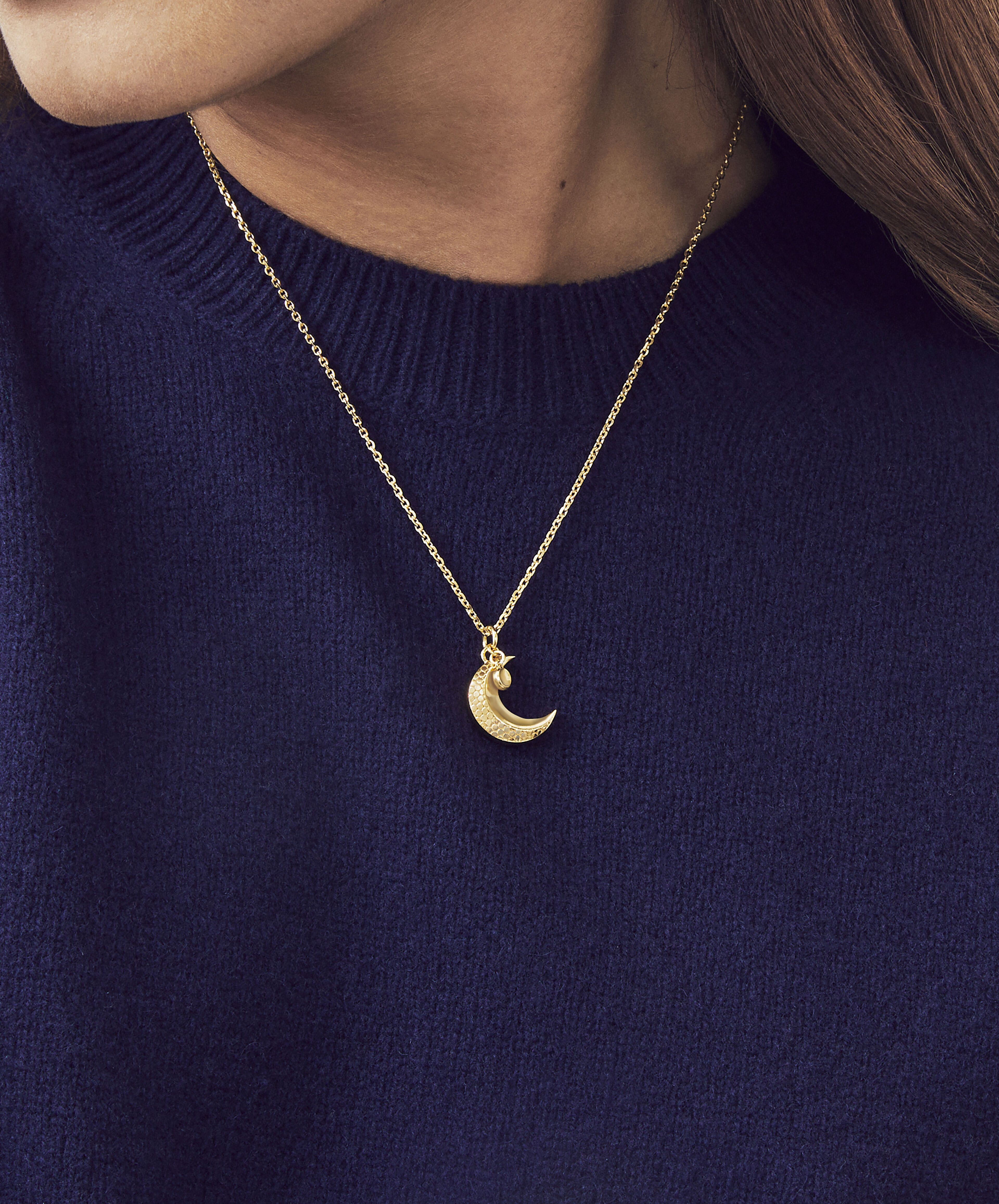 Moon, Sterling Silver, Women's Necklace – Muru Jewellery