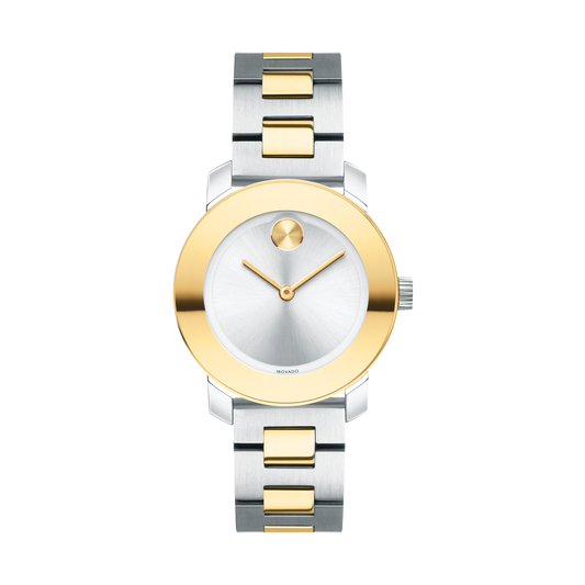 Movado Movado Bold Two Tone Ion Plated Stainless Steel Watch
